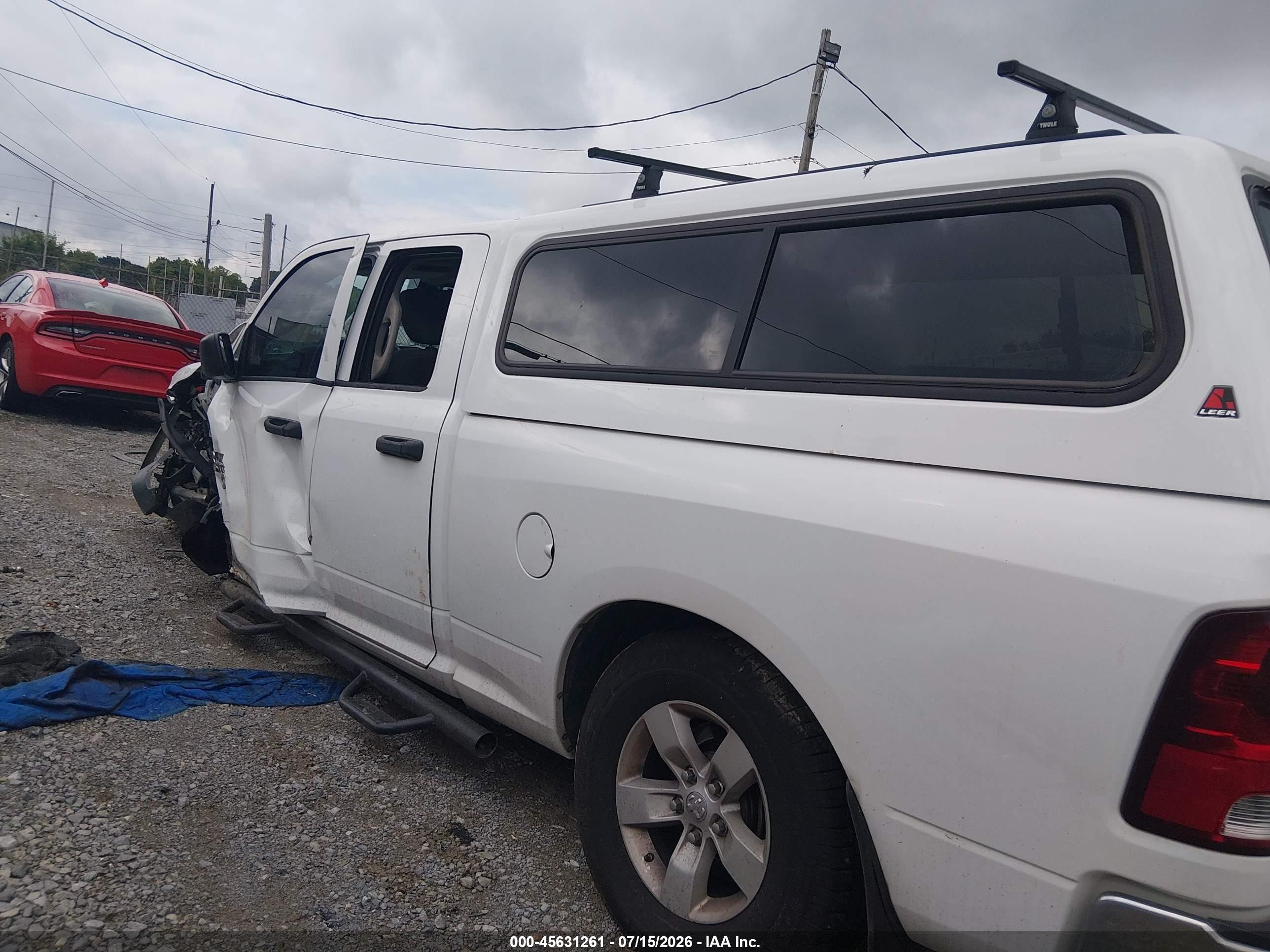 2014 Ram 1500 Tradesman White vin: 1C6RR7FT2ES219312