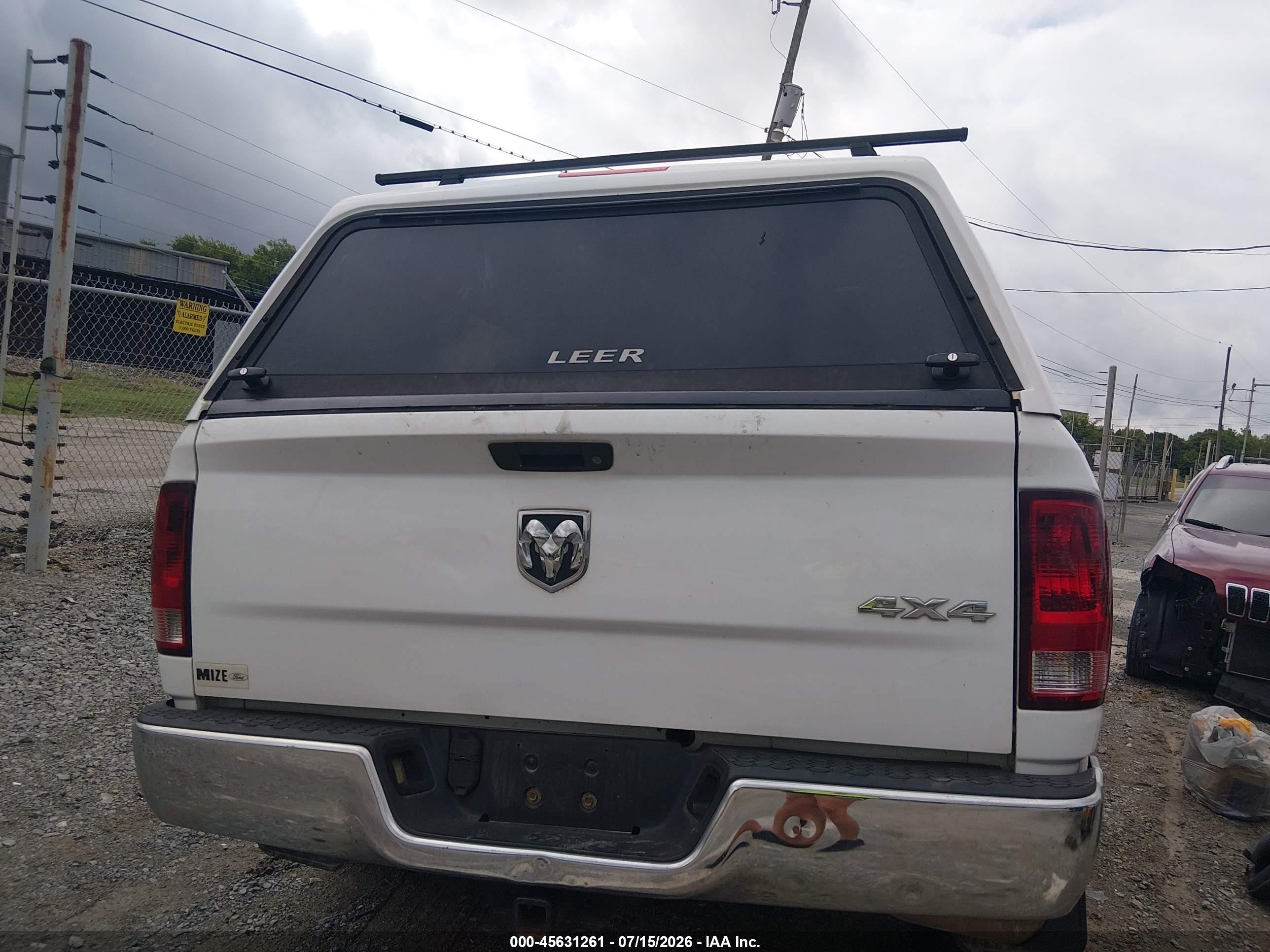 2014 Ram 1500 Tradesman White vin: 1C6RR7FT2ES219312