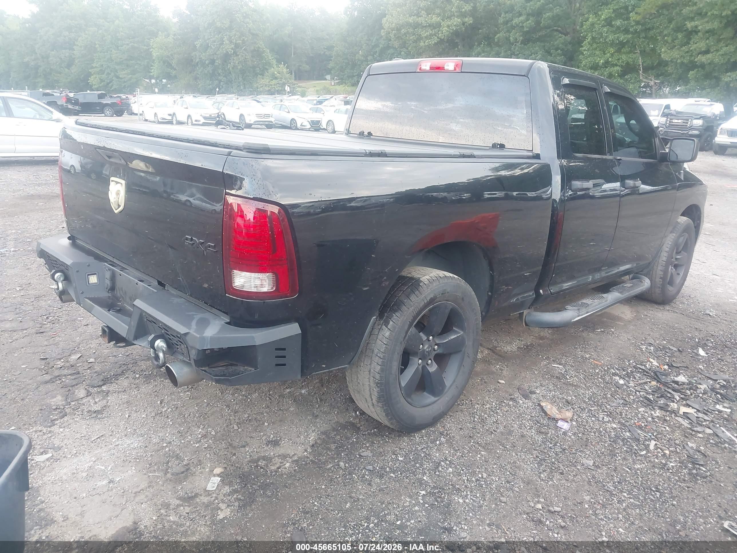 2014 Ram 1500 Express Black vin: 1C6RR7FT2ES387757