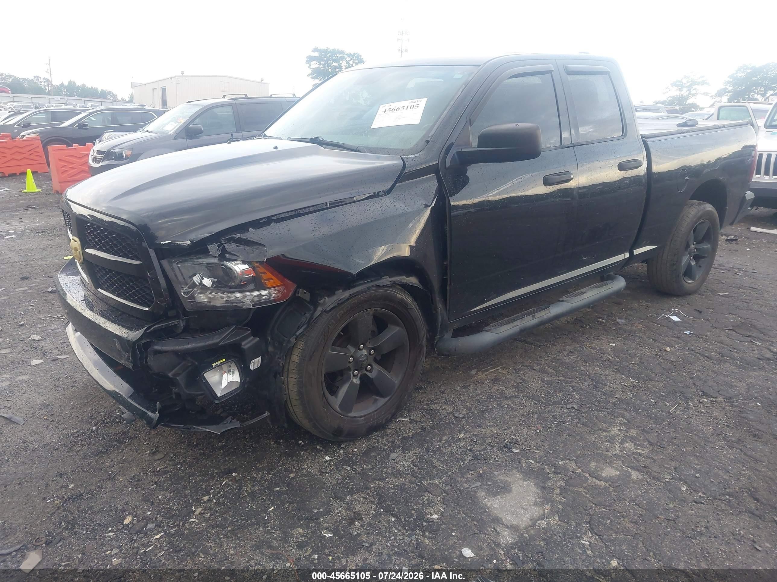 2014 Ram 1500 Express Black vin: 1C6RR7FT2ES387757