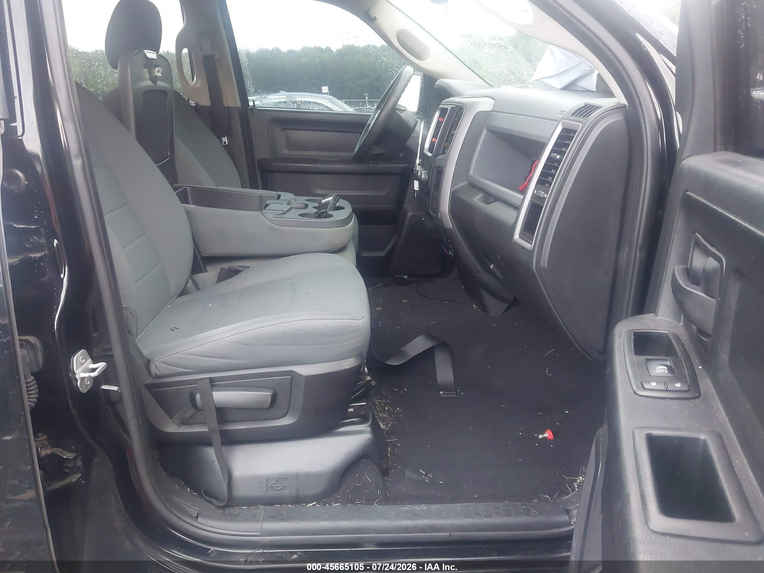 2014 Ram 1500 Express Black vin: 1C6RR7FT2ES387757