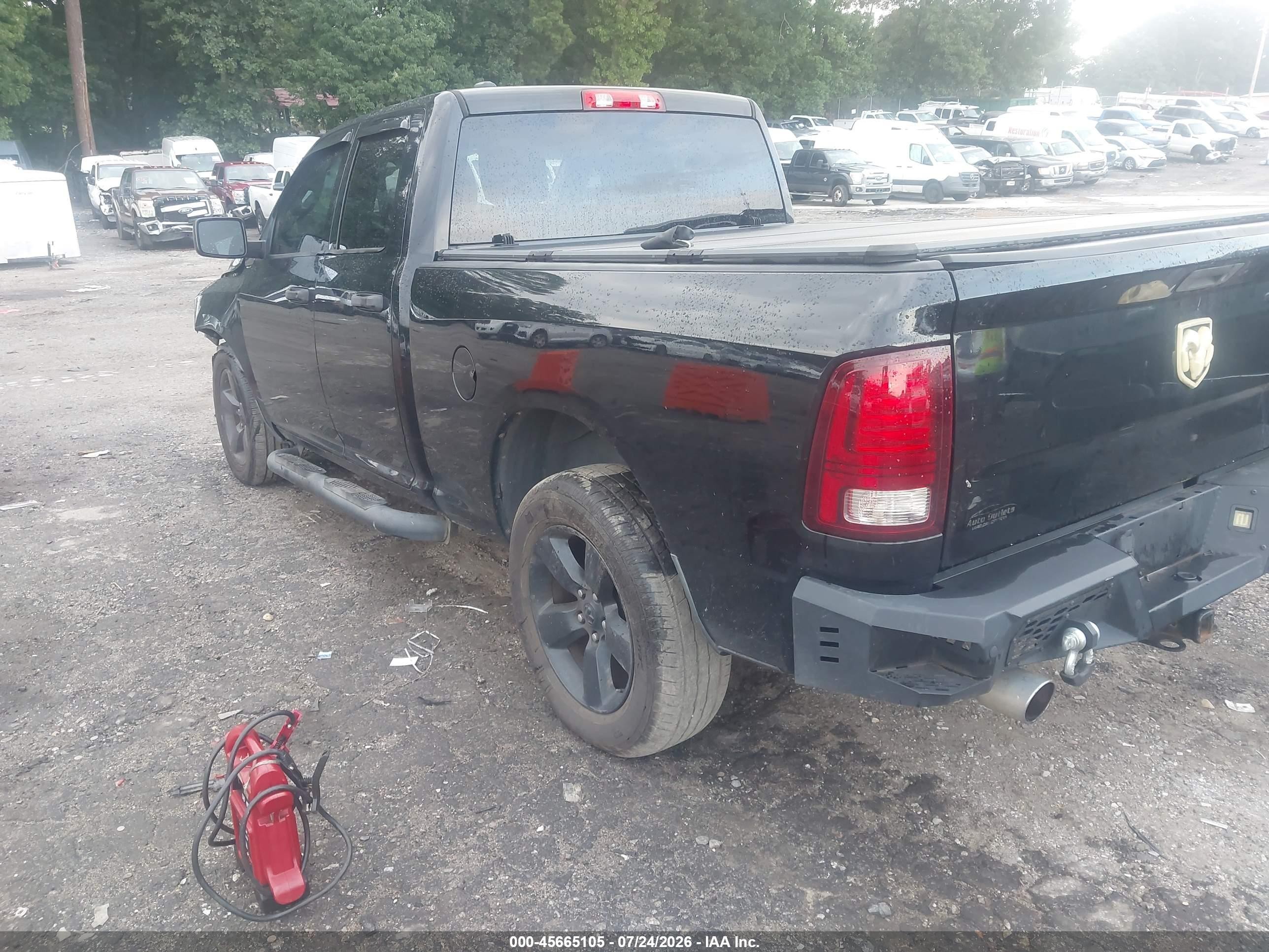 2014 Ram 1500 Express Black vin: 1C6RR7FT2ES387757