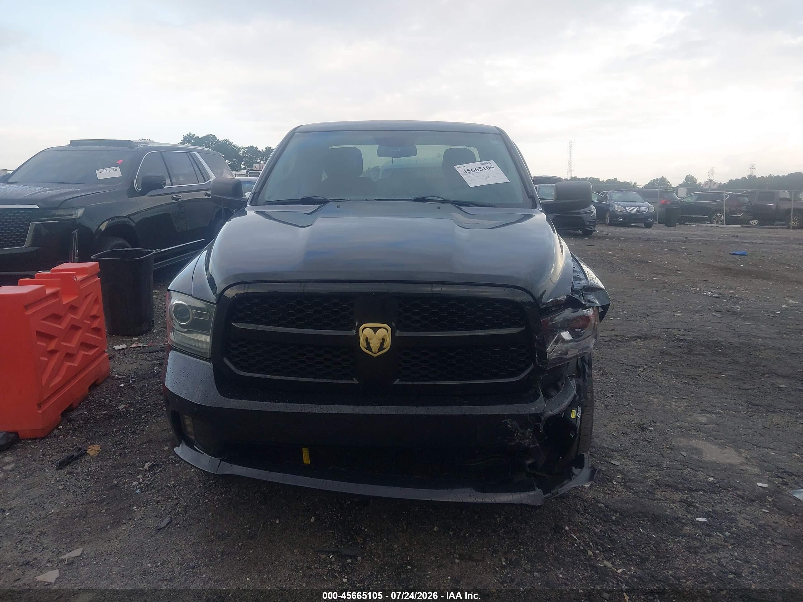 2014 Ram 1500 Express Black vin: 1C6RR7FT2ES387757