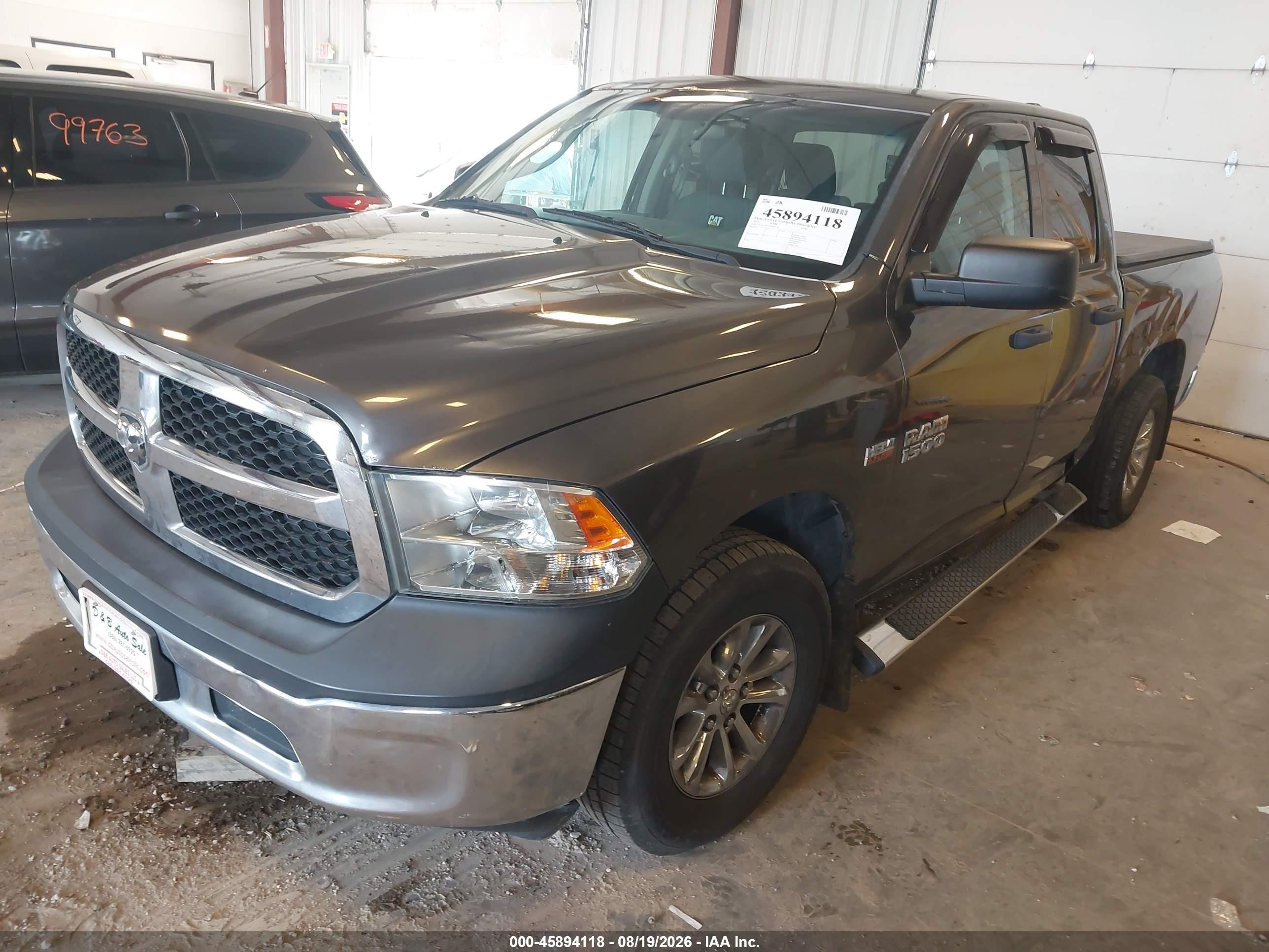2015 Ram 1500 St Gray vin: 1C6RR7FT2FS693326