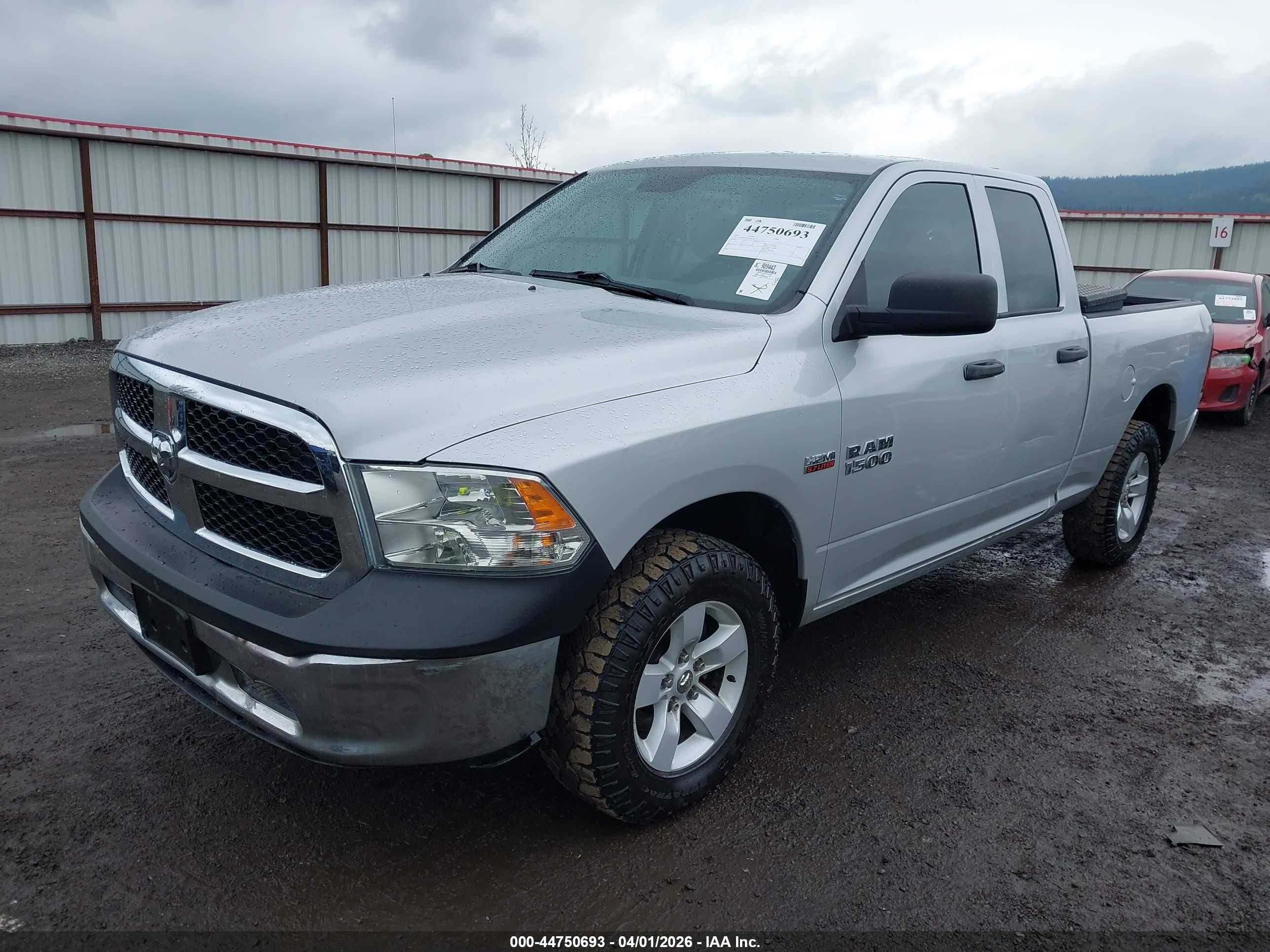 2015 Ram 1500 Tradesman Silver vin: 1C6RR7FT2FS764556