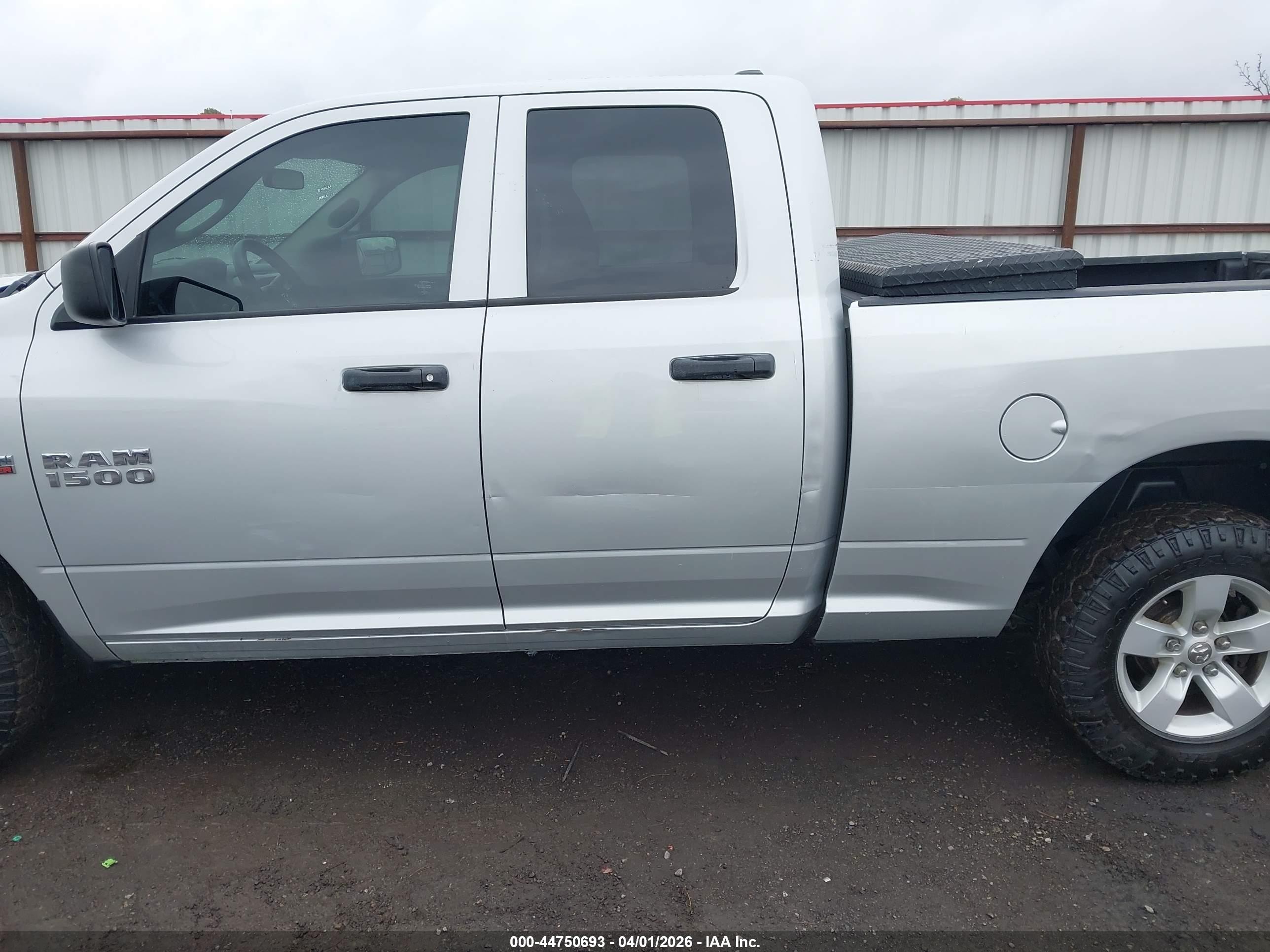 2015 Ram 1500 Tradesman Silver vin: 1C6RR7FT2FS764556