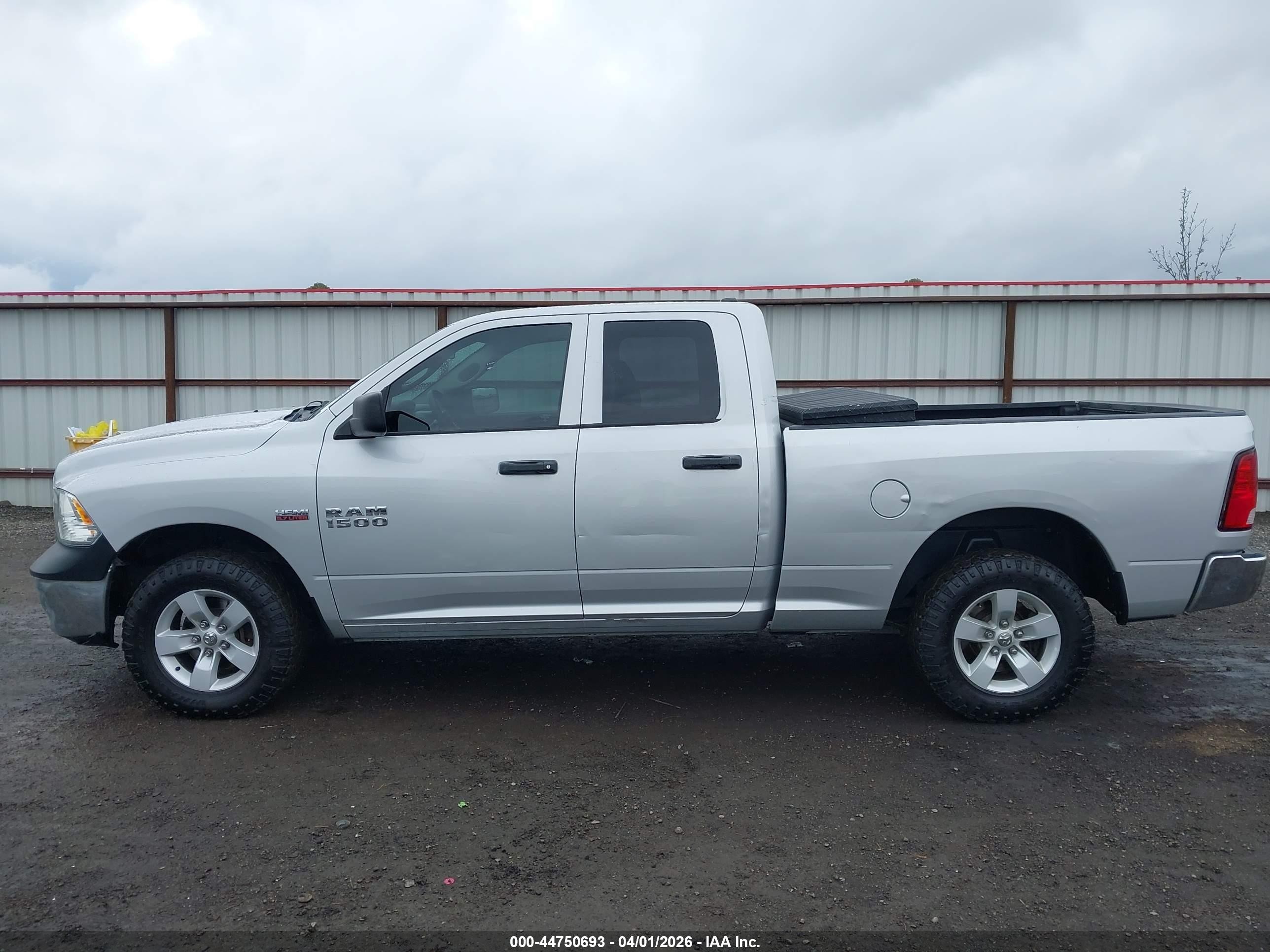 2015 Ram 1500 Tradesman Silver vin: 1C6RR7FT2FS764556