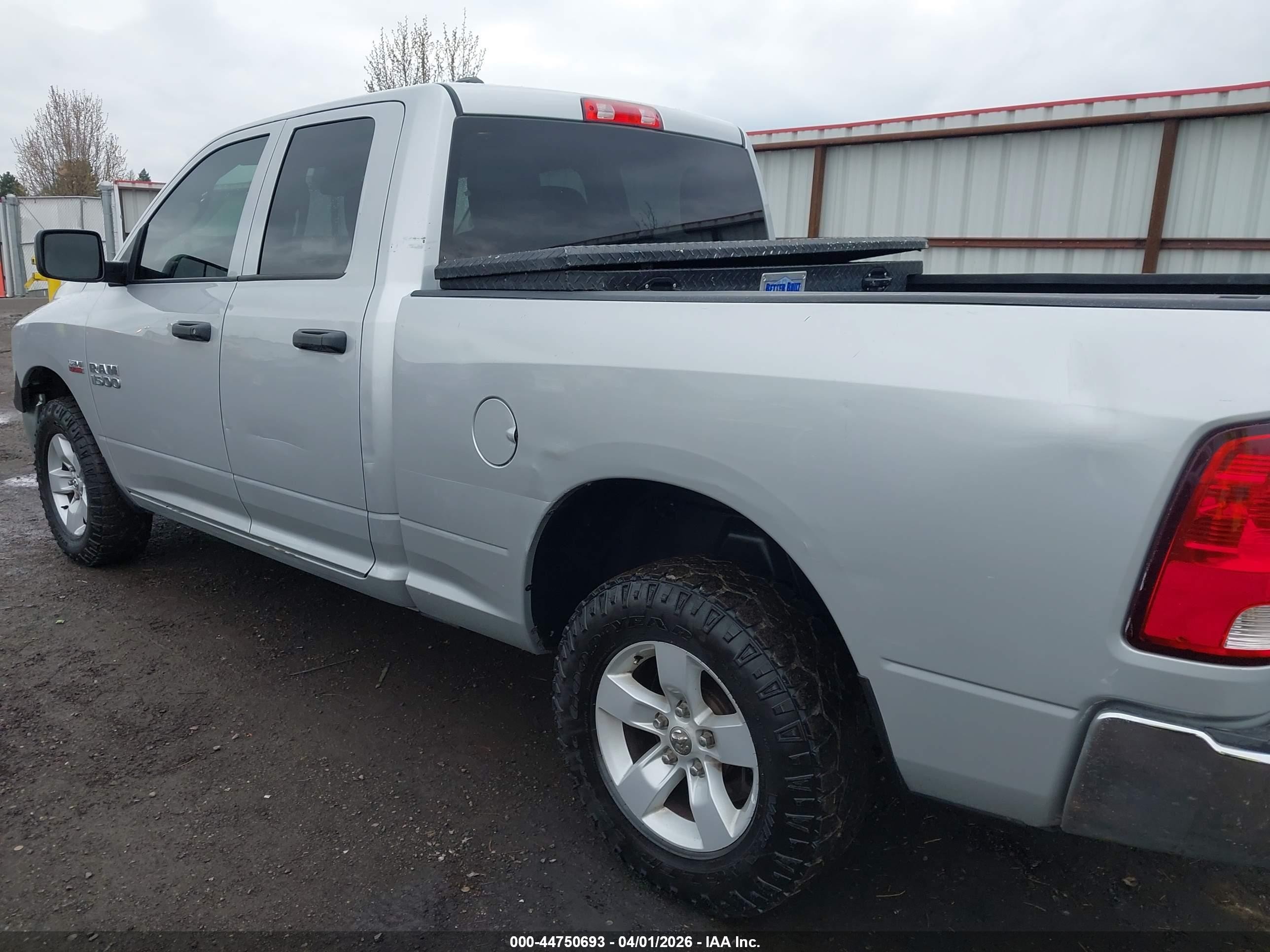 2015 Ram 1500 Tradesman Silver vin: 1C6RR7FT2FS764556