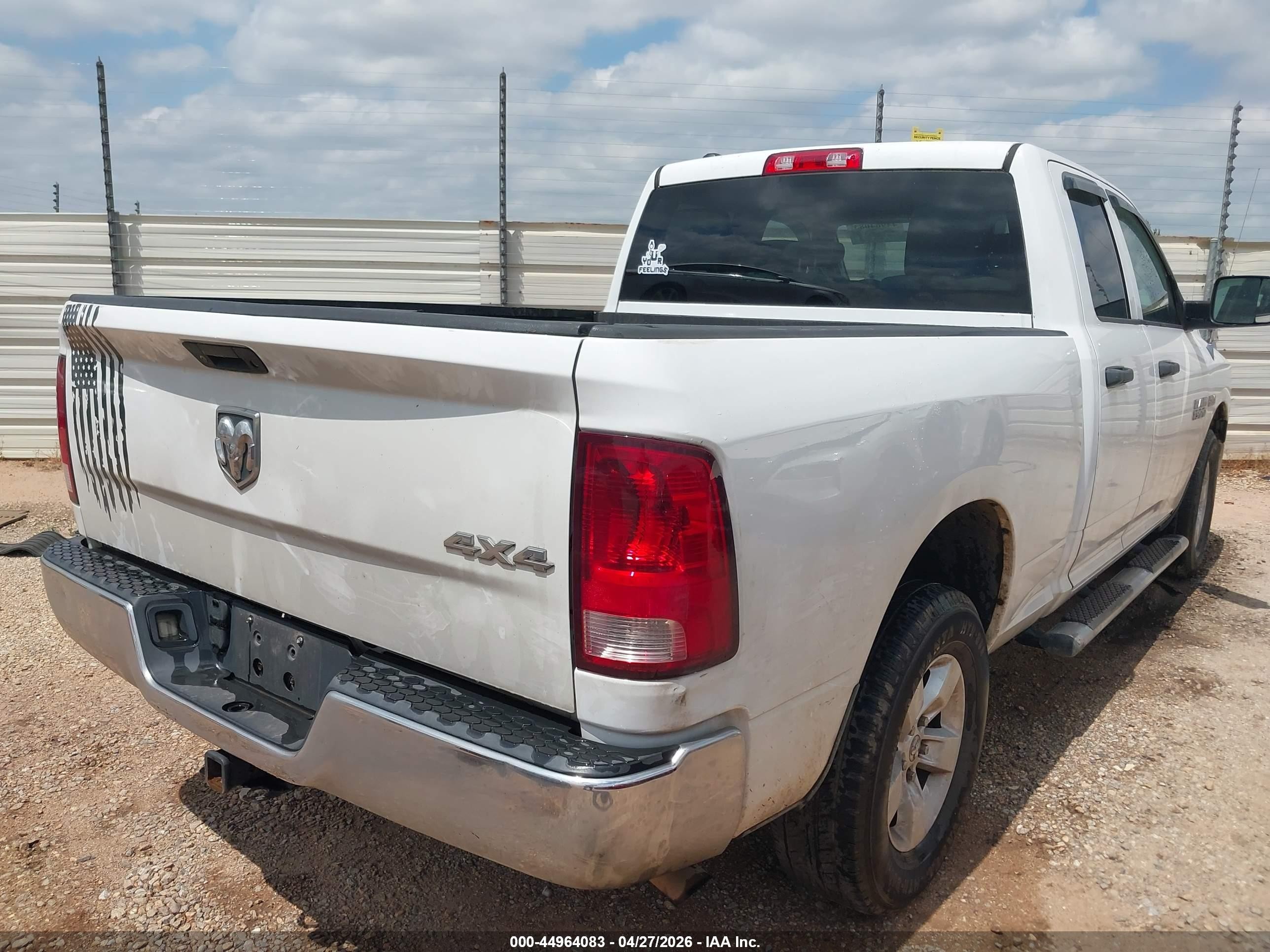2014 Ram 1500 Tradesman White vin: 1C6RR7FT3ES137766