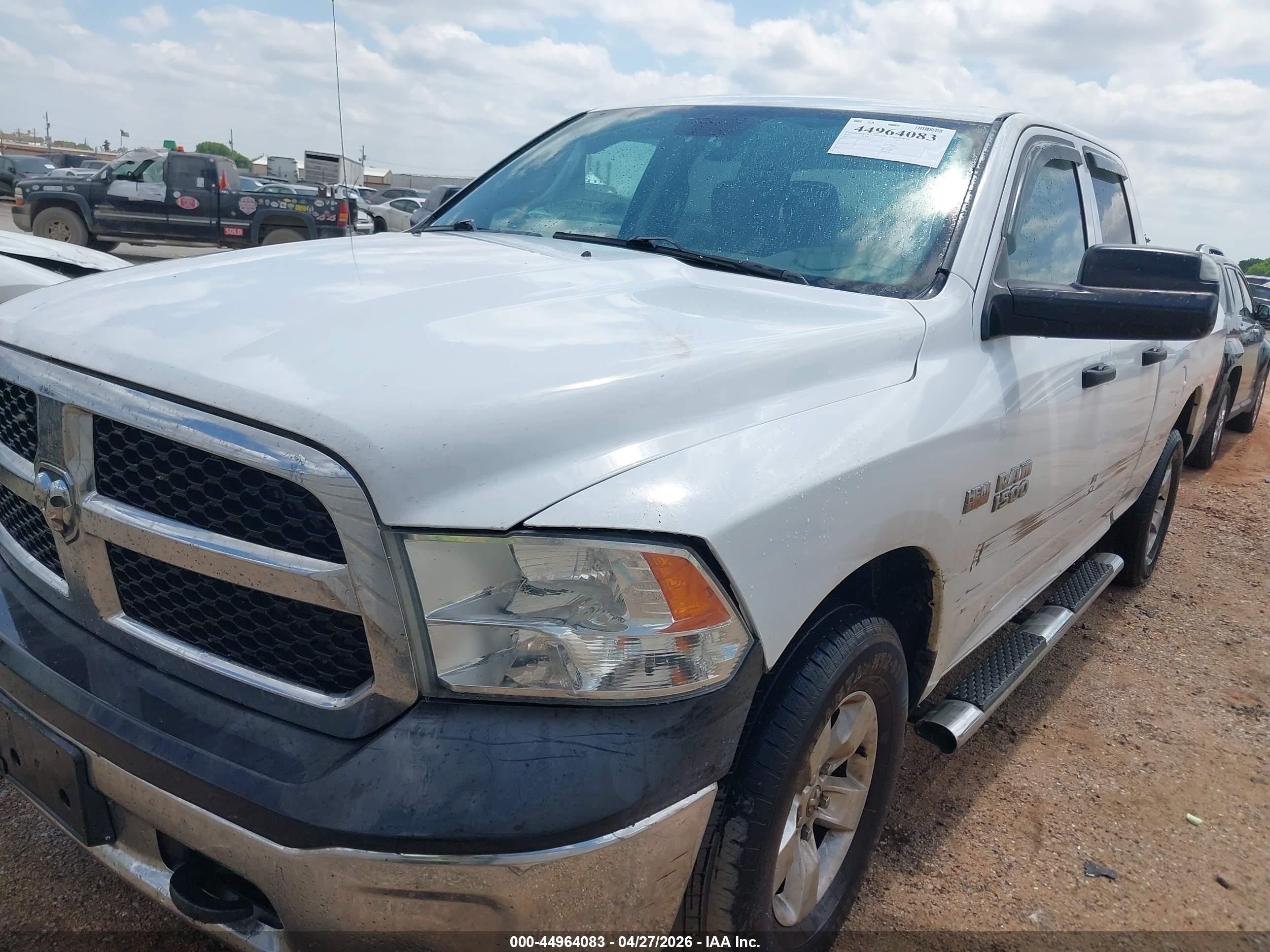 2014 Ram 1500 Tradesman White vin: 1C6RR7FT3ES137766