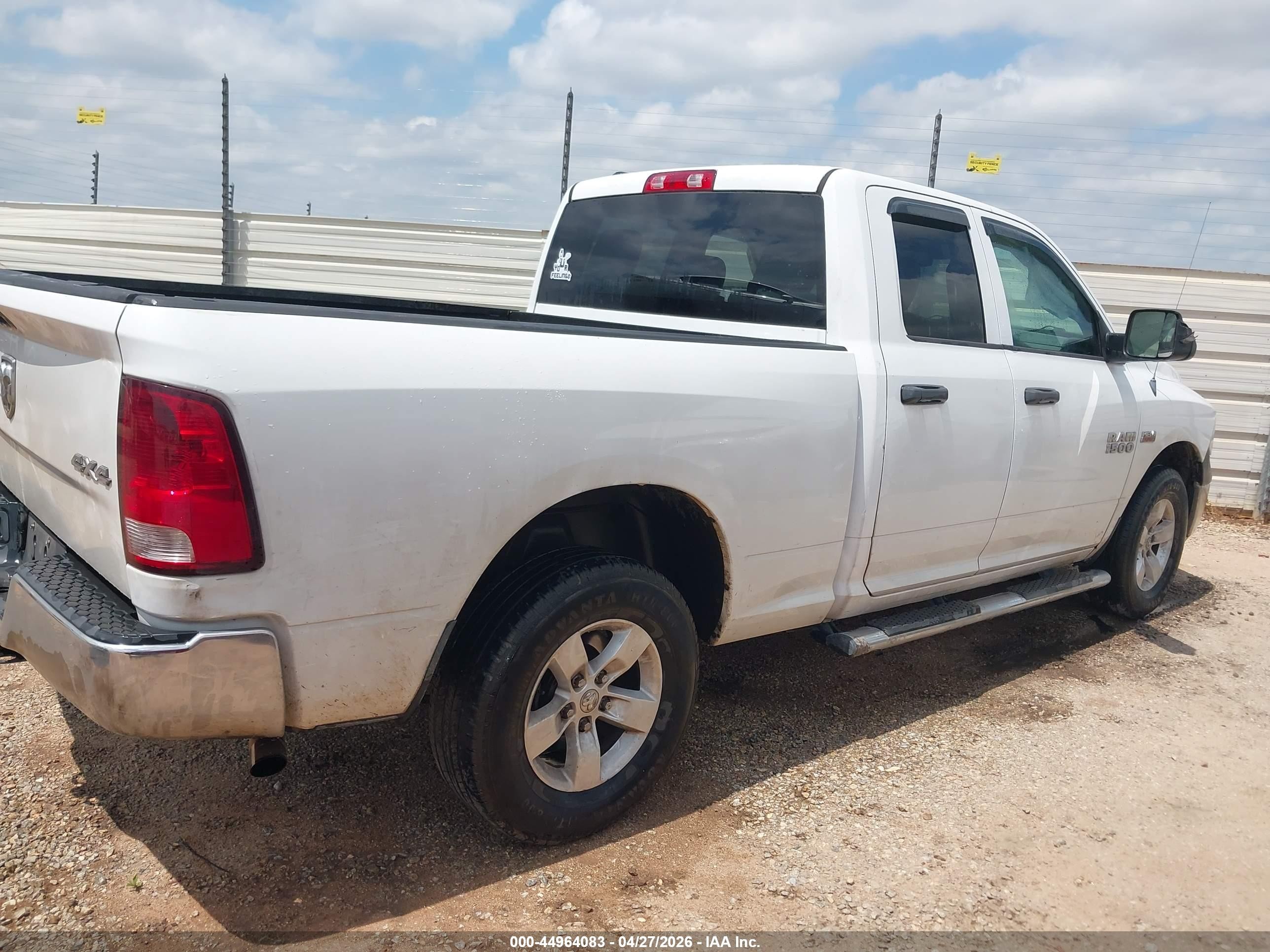 2014 Ram 1500 Tradesman White vin: 1C6RR7FT3ES137766