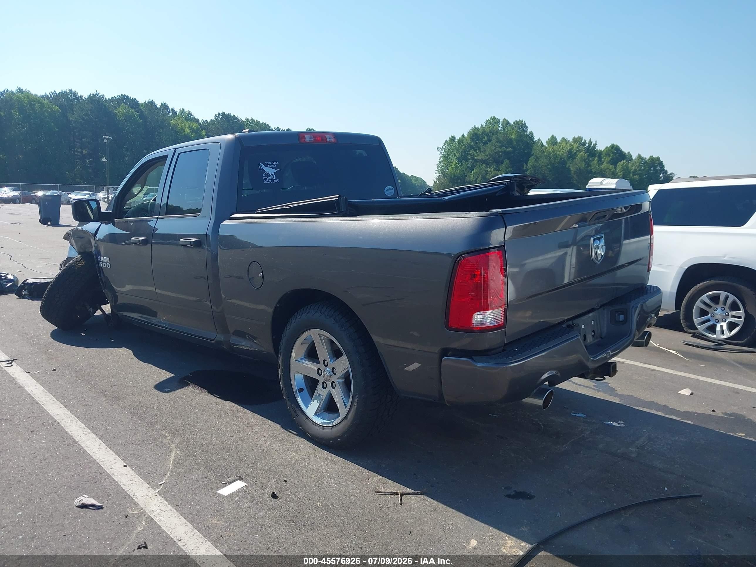 2014 Ram 1500 Express Gray vin: 1C6RR7FT3ES202714