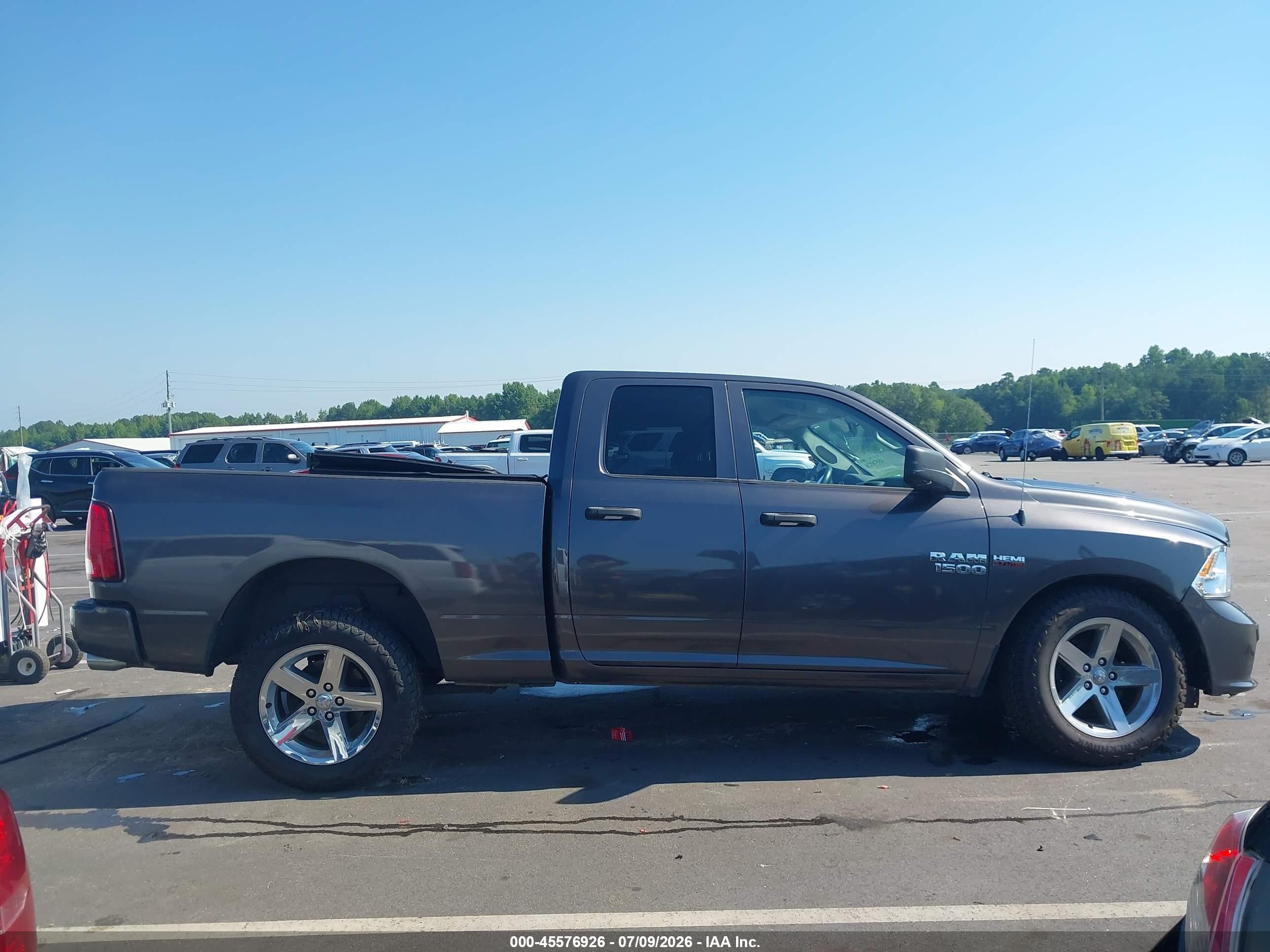 2014 Ram 1500 Express Gray vin: 1C6RR7FT3ES202714
