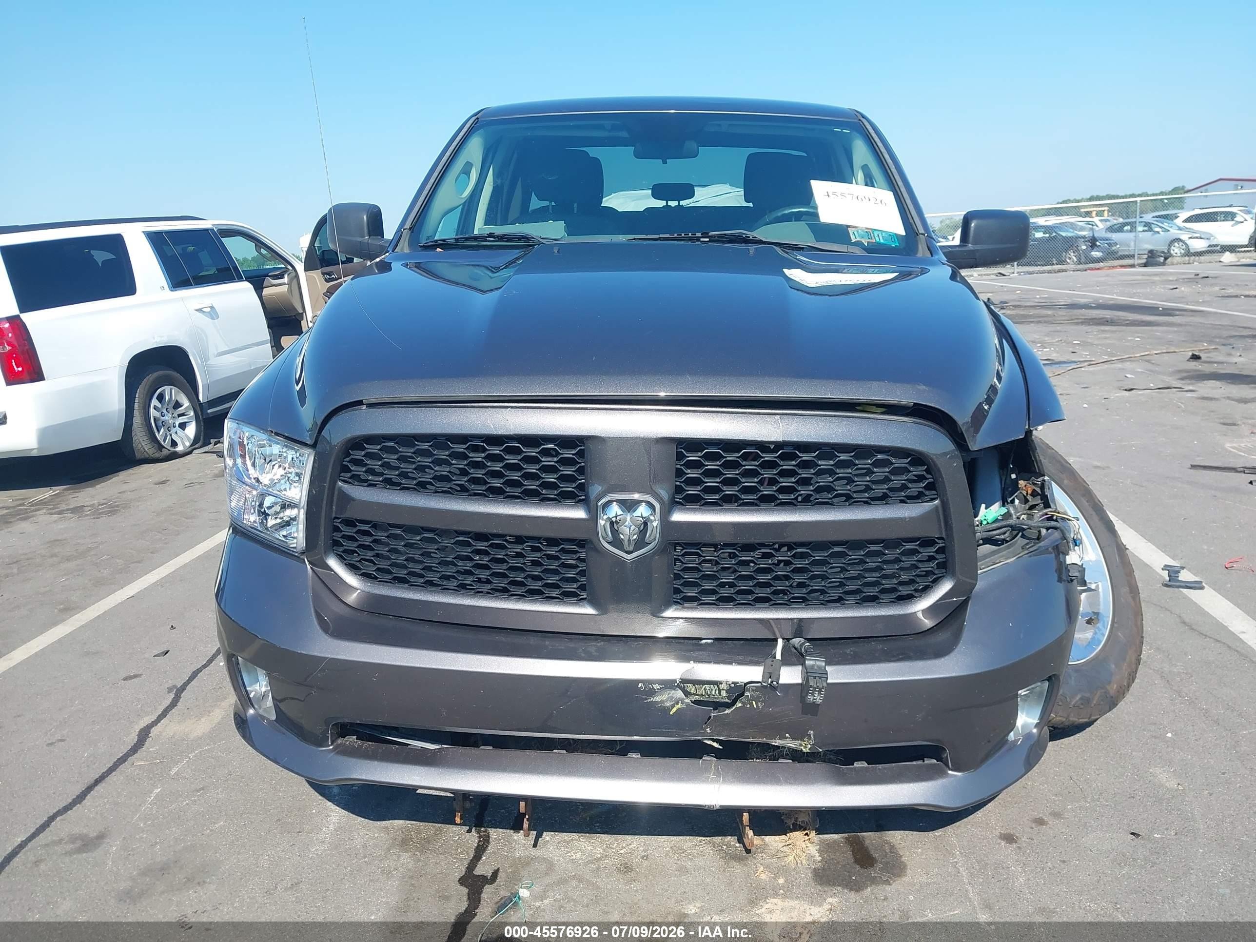 2014 Ram 1500 Express Gray vin: 1C6RR7FT3ES202714