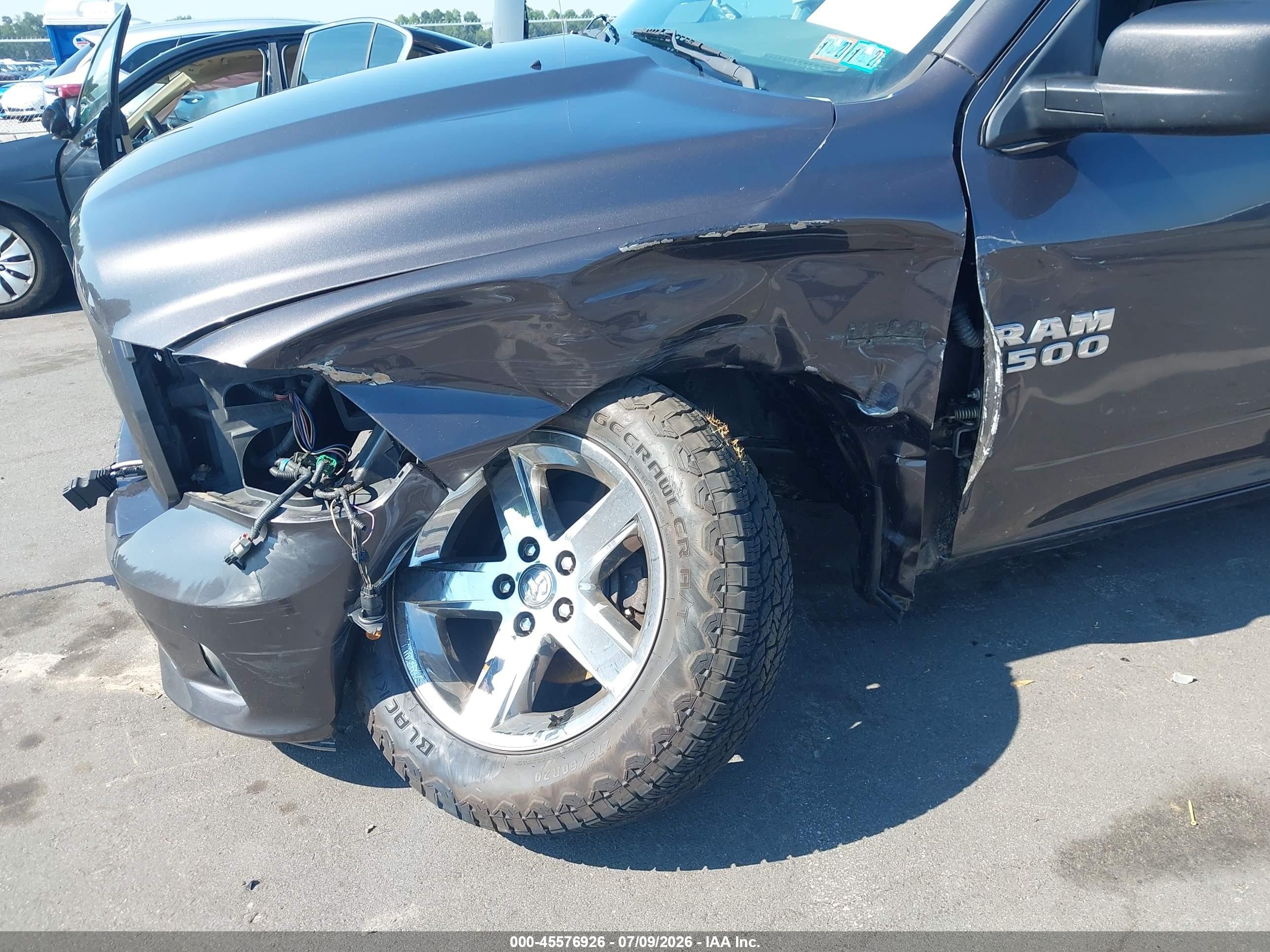 2014 Ram 1500 Express Gray vin: 1C6RR7FT3ES202714