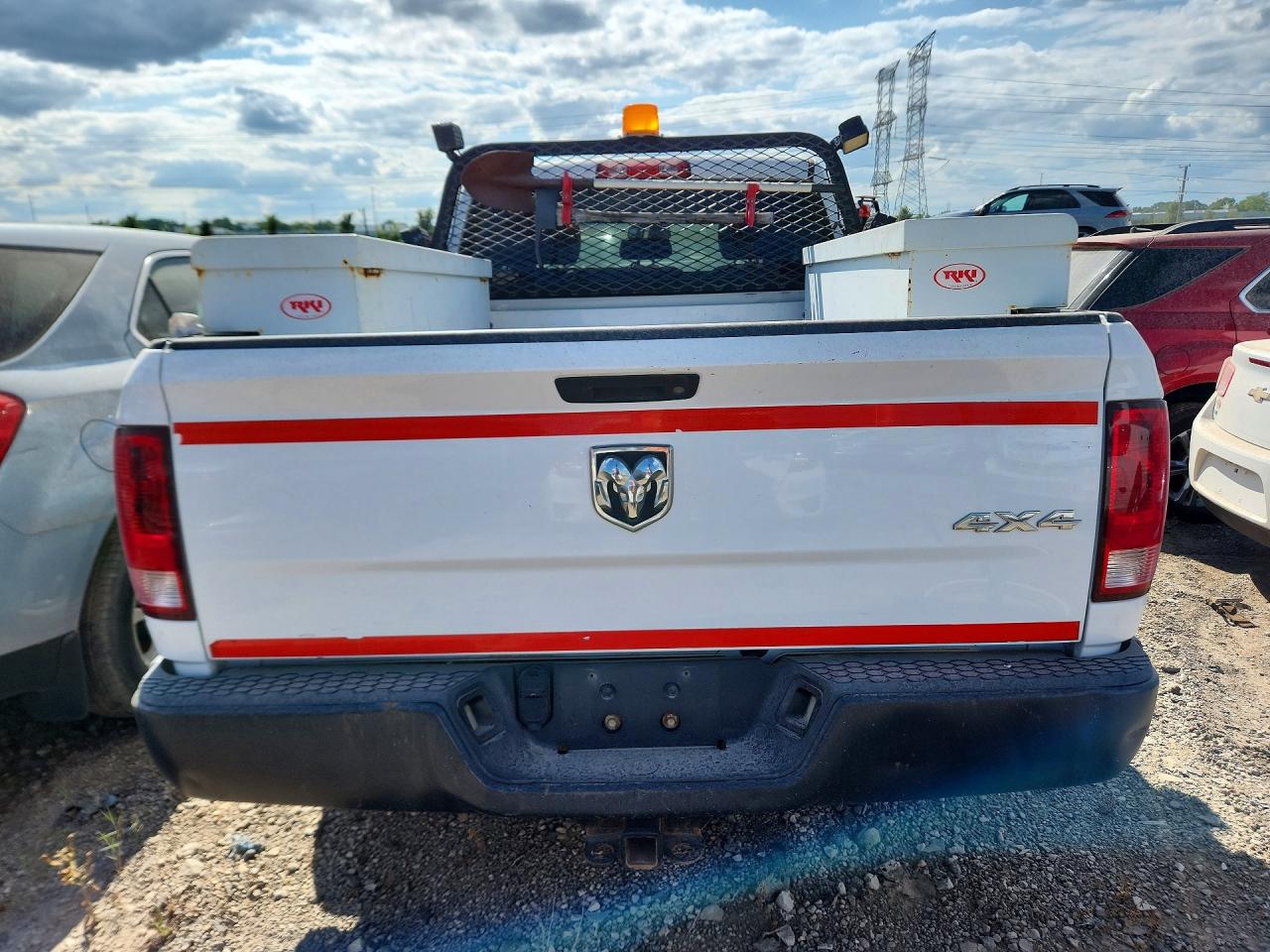 2014 Ram 1500 St White vin: 1C6RR7FT3ES323033