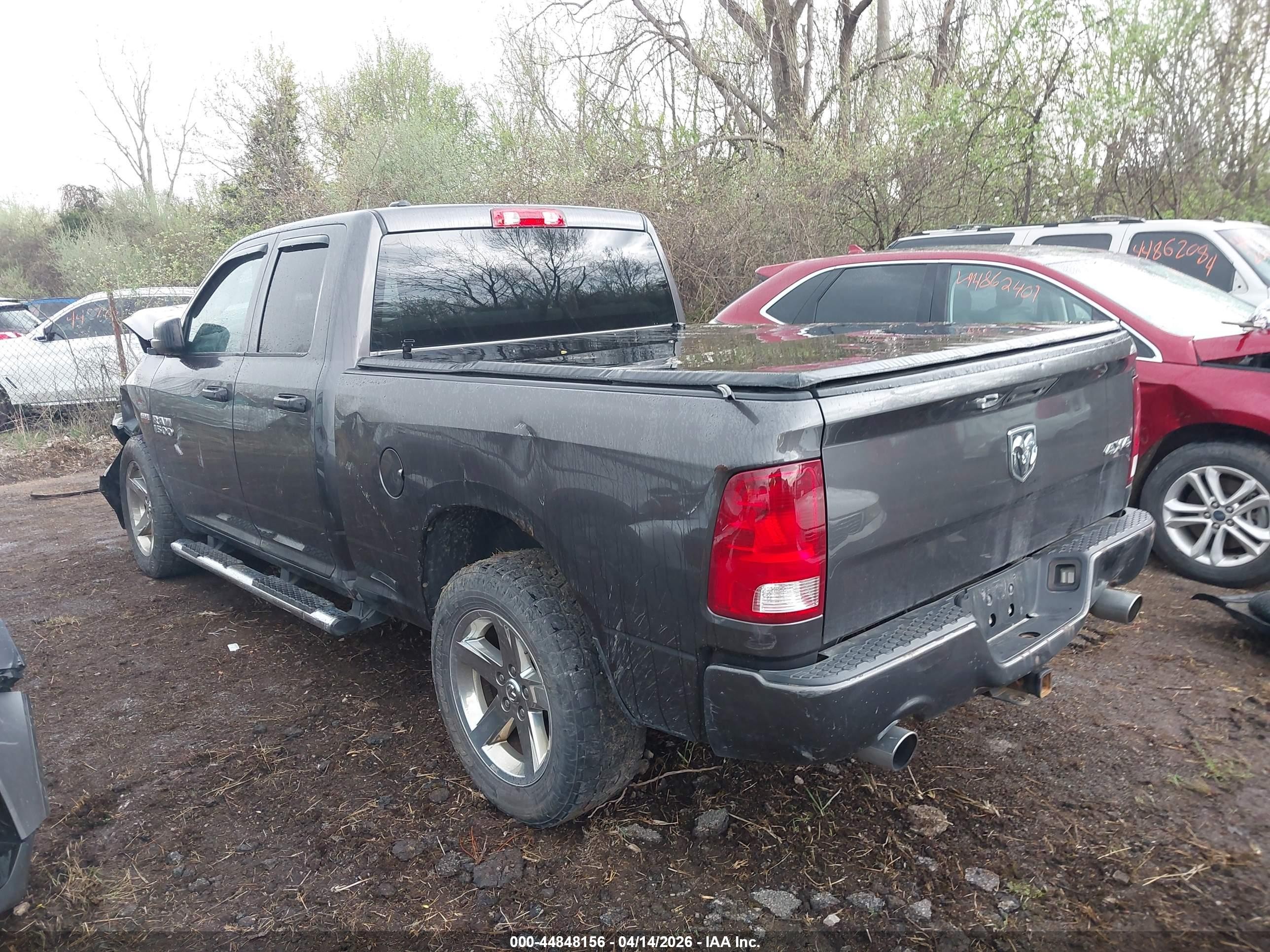 2014 Ram 1500 Express Gray vin: 1C6RR7FT3ES369493