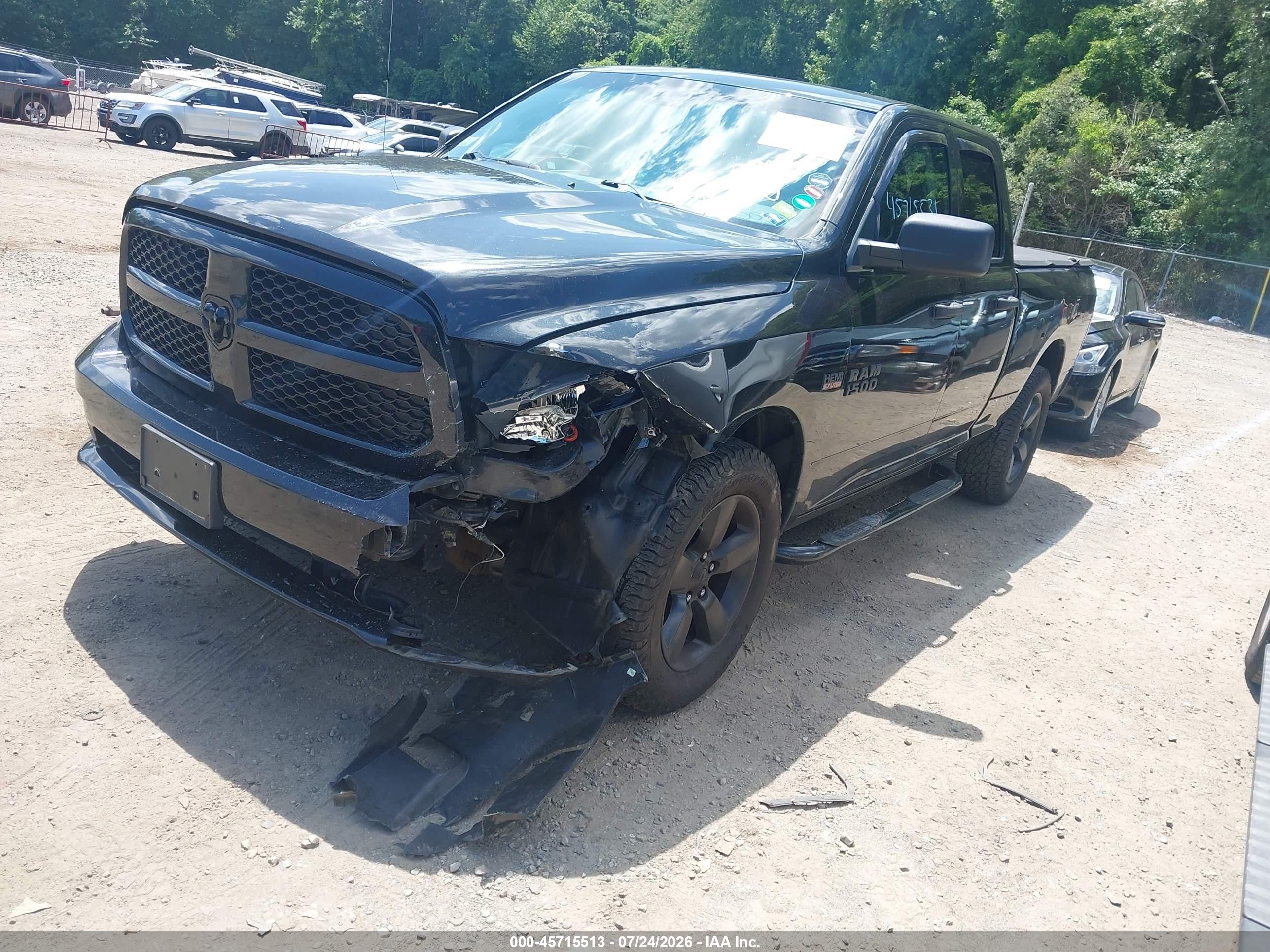 2015 Ram 1500 Express Black vin: 1C6RR7FT3FS682836