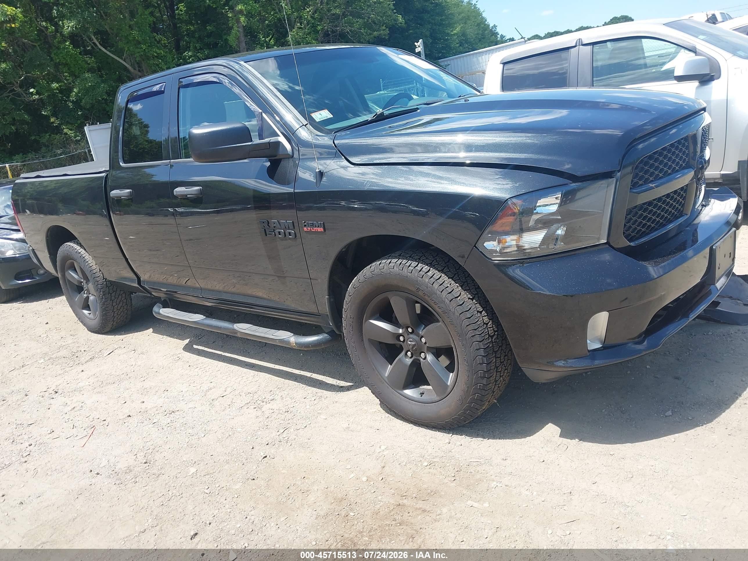 2015 Ram 1500 Express Black vin: 1C6RR7FT3FS682836