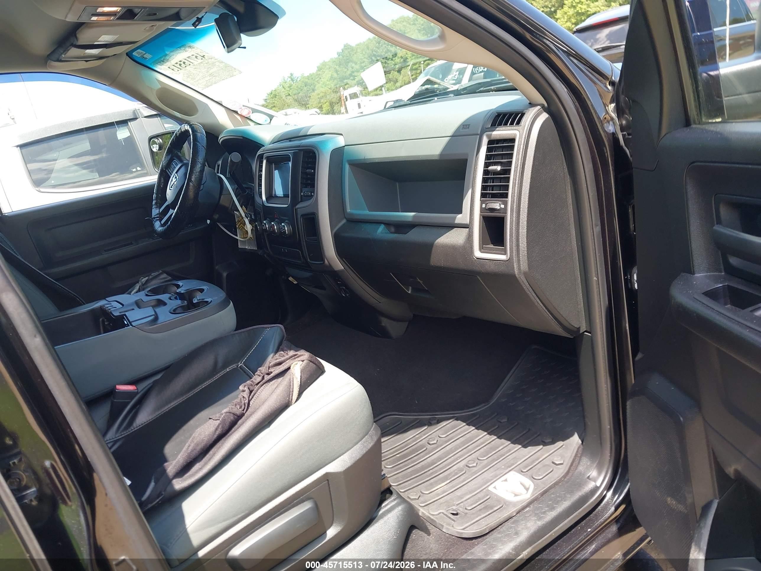 2015 Ram 1500 Express Black vin: 1C6RR7FT3FS682836