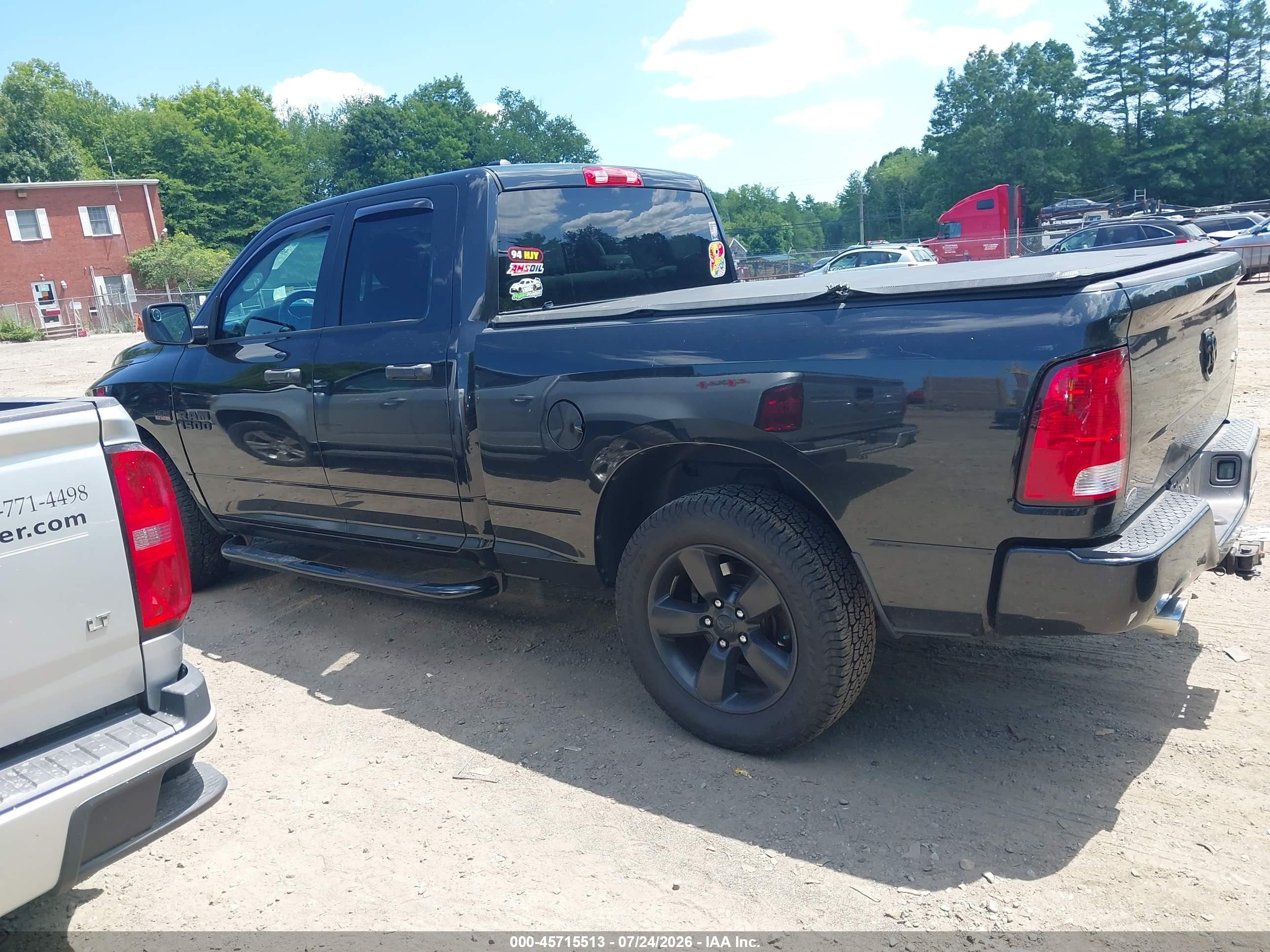 2015 Ram 1500 Express Black vin: 1C6RR7FT3FS682836