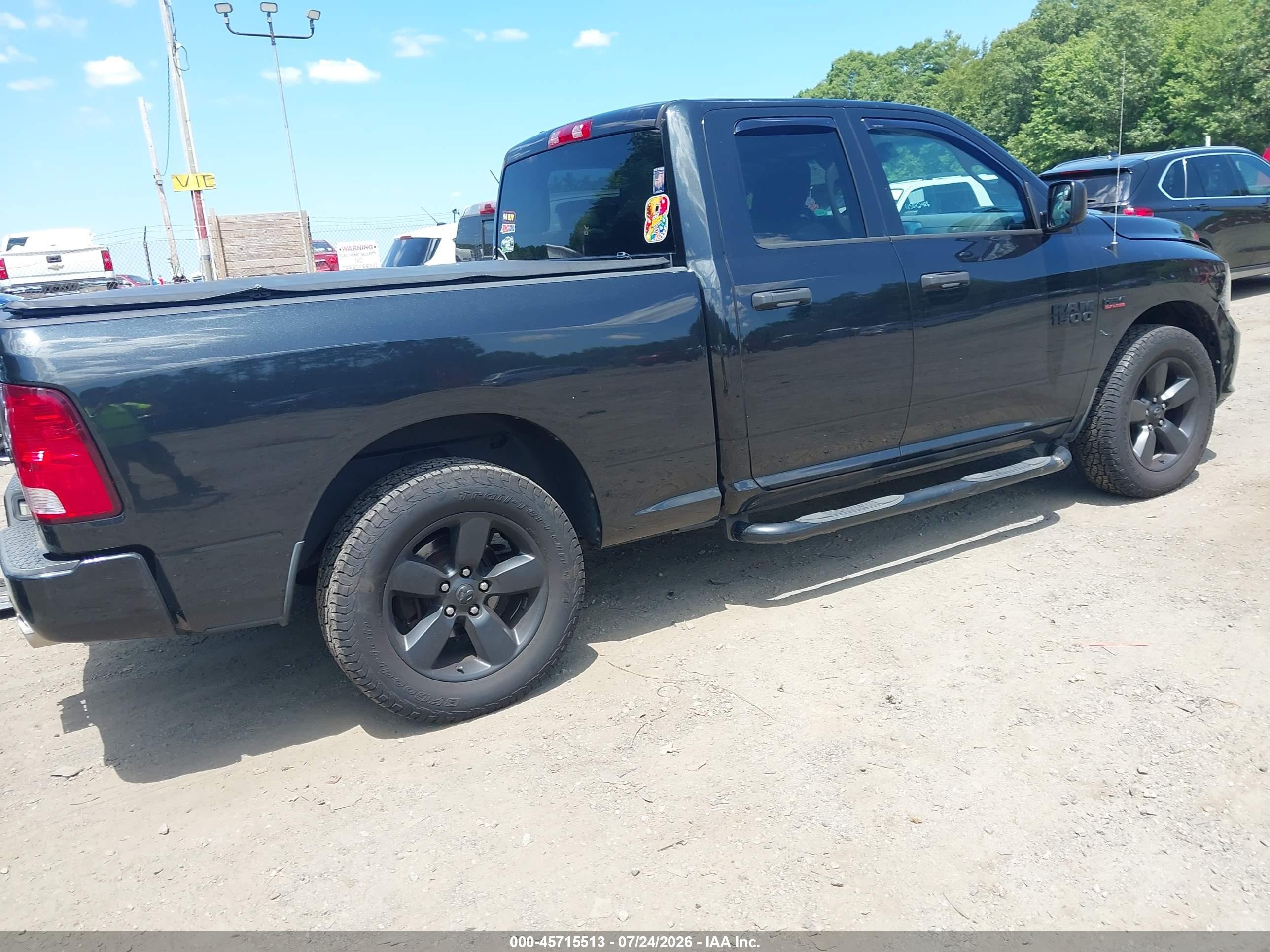 2015 Ram 1500 Express Black vin: 1C6RR7FT3FS682836