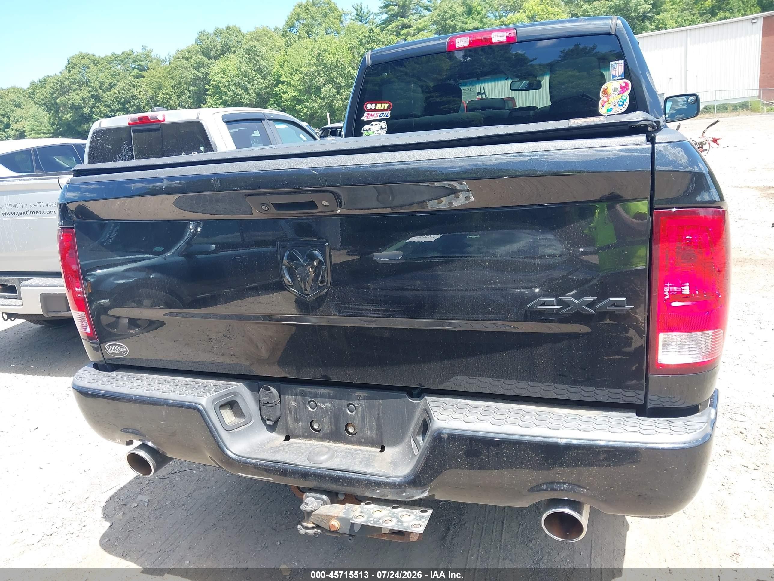 2015 Ram 1500 Express Black vin: 1C6RR7FT3FS682836