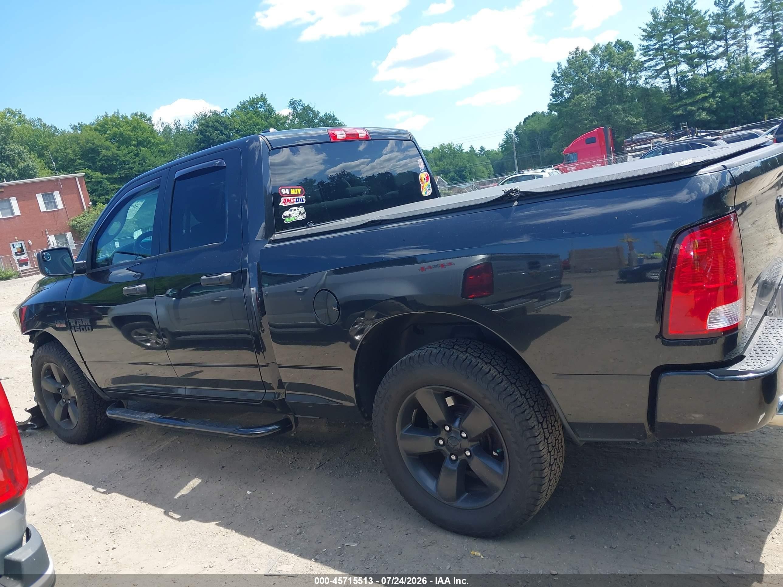 2015 Ram 1500 Express Black vin: 1C6RR7FT3FS682836