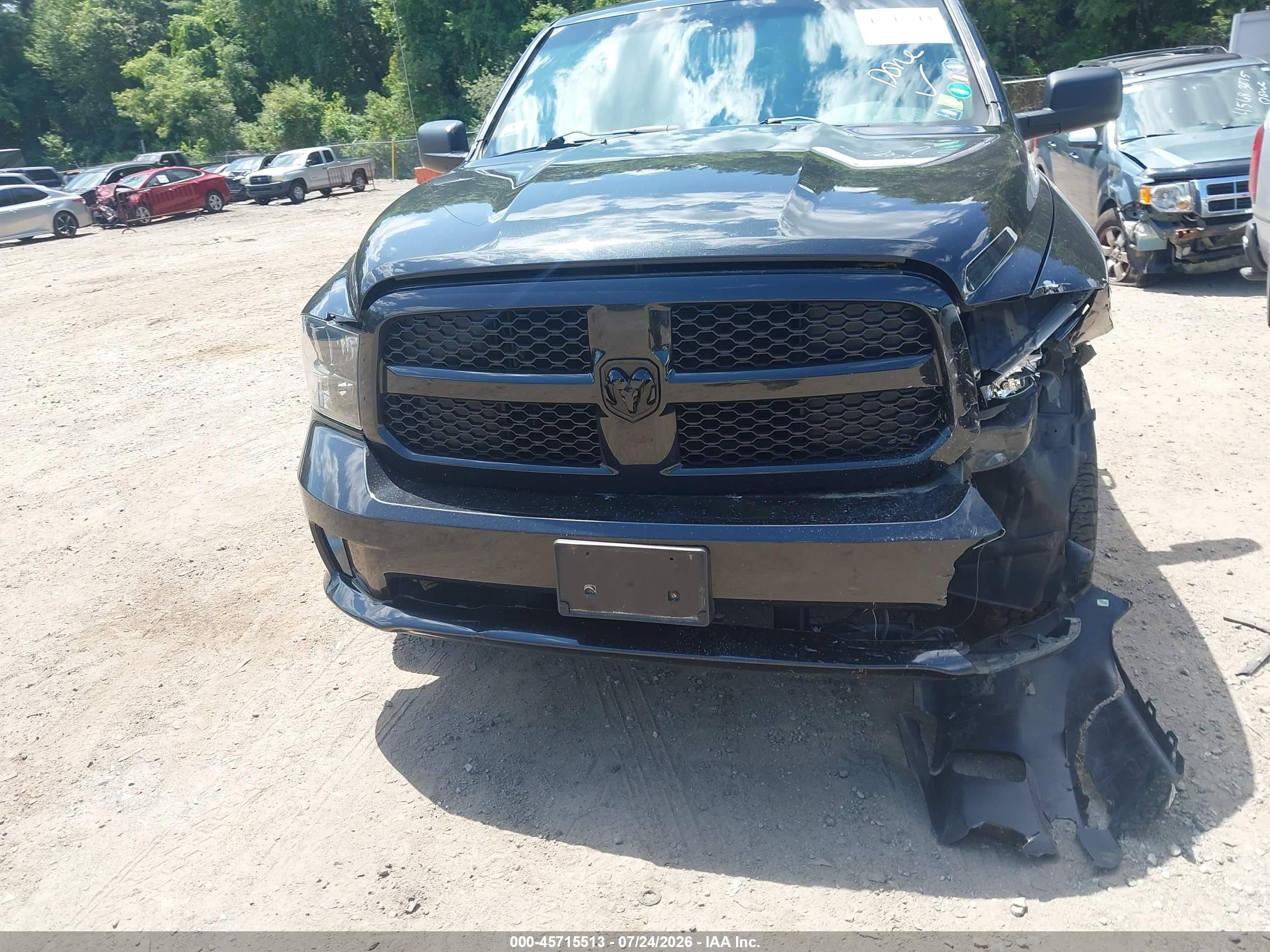 2015 Ram 1500 Express Black vin: 1C6RR7FT3FS682836