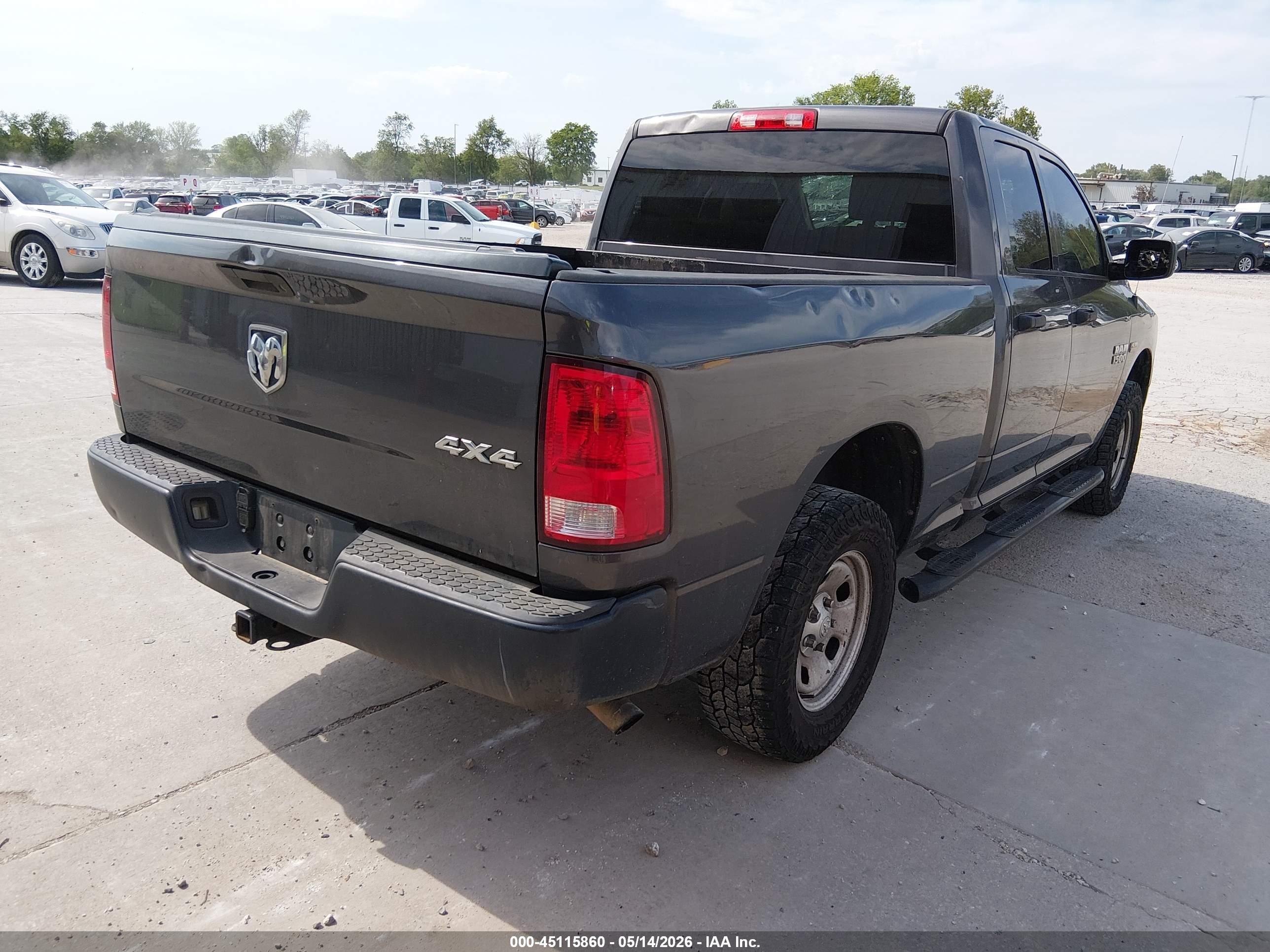 2016 Ram 1500 Tradesman Gray vin: 1C6RR7FT3GS126981