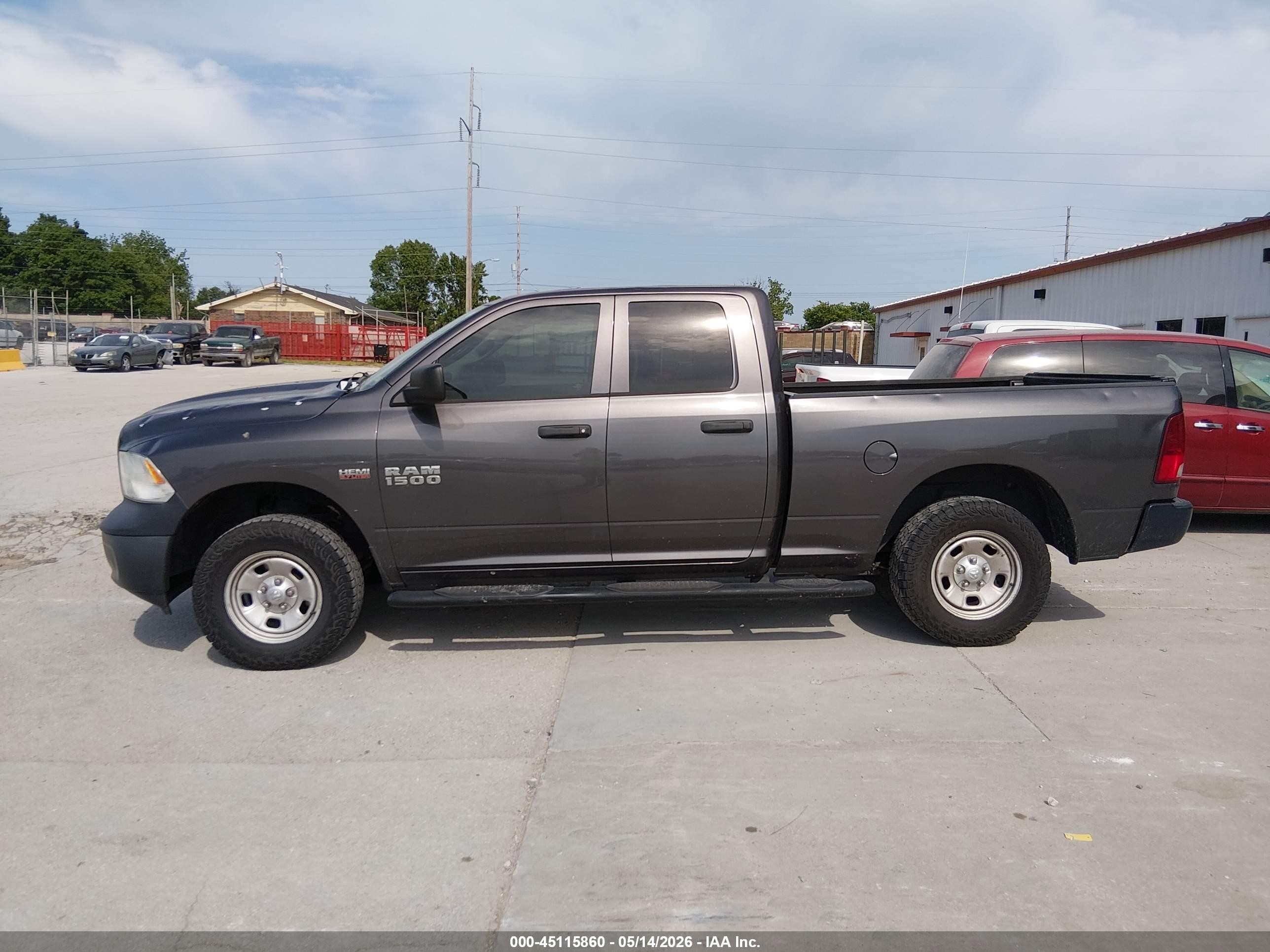 2016 Ram 1500 Tradesman Gray vin: 1C6RR7FT3GS126981