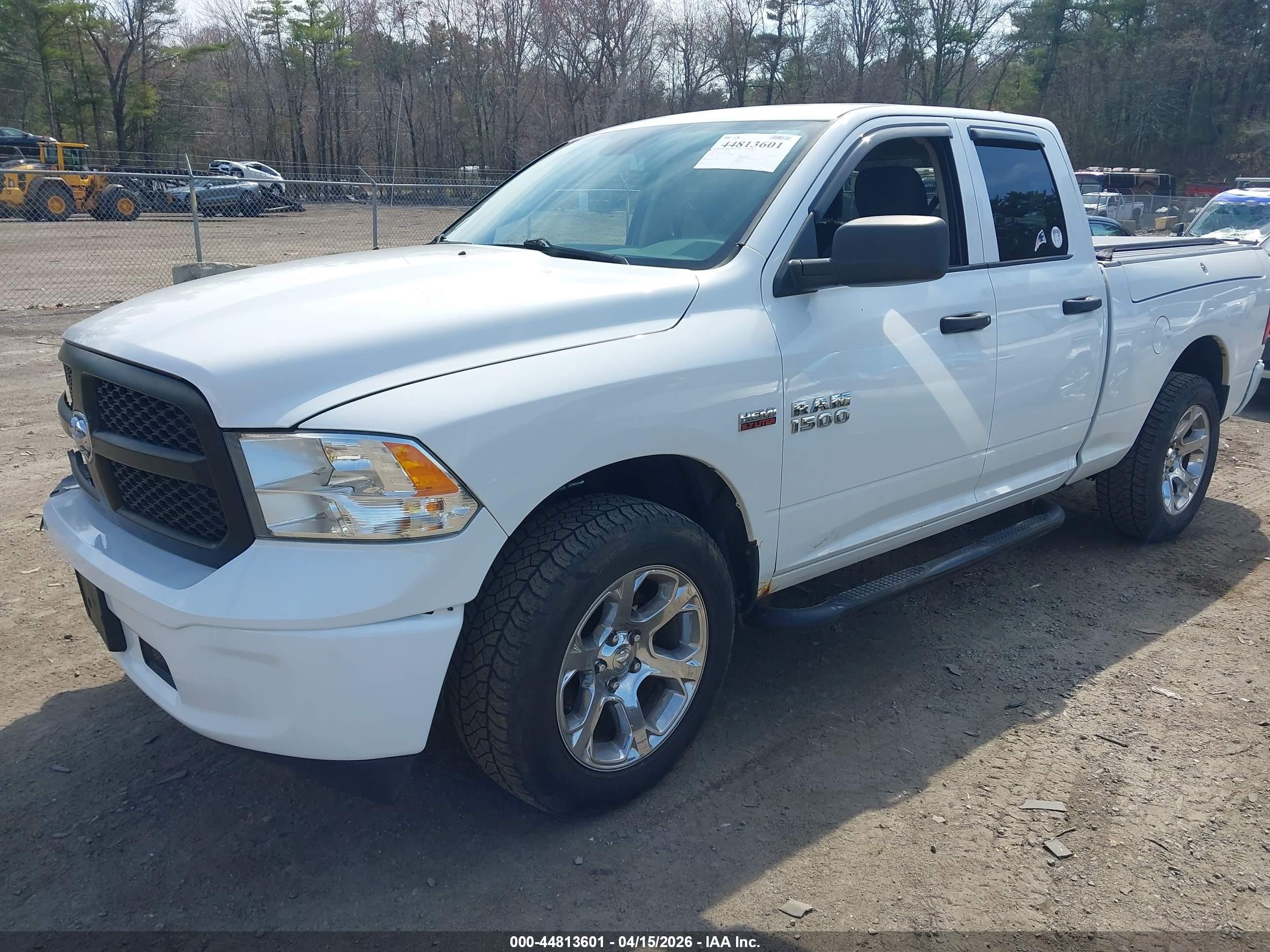 2013 Ram 1500 Tradesman White vin: 1C6RR7FT4DS713850