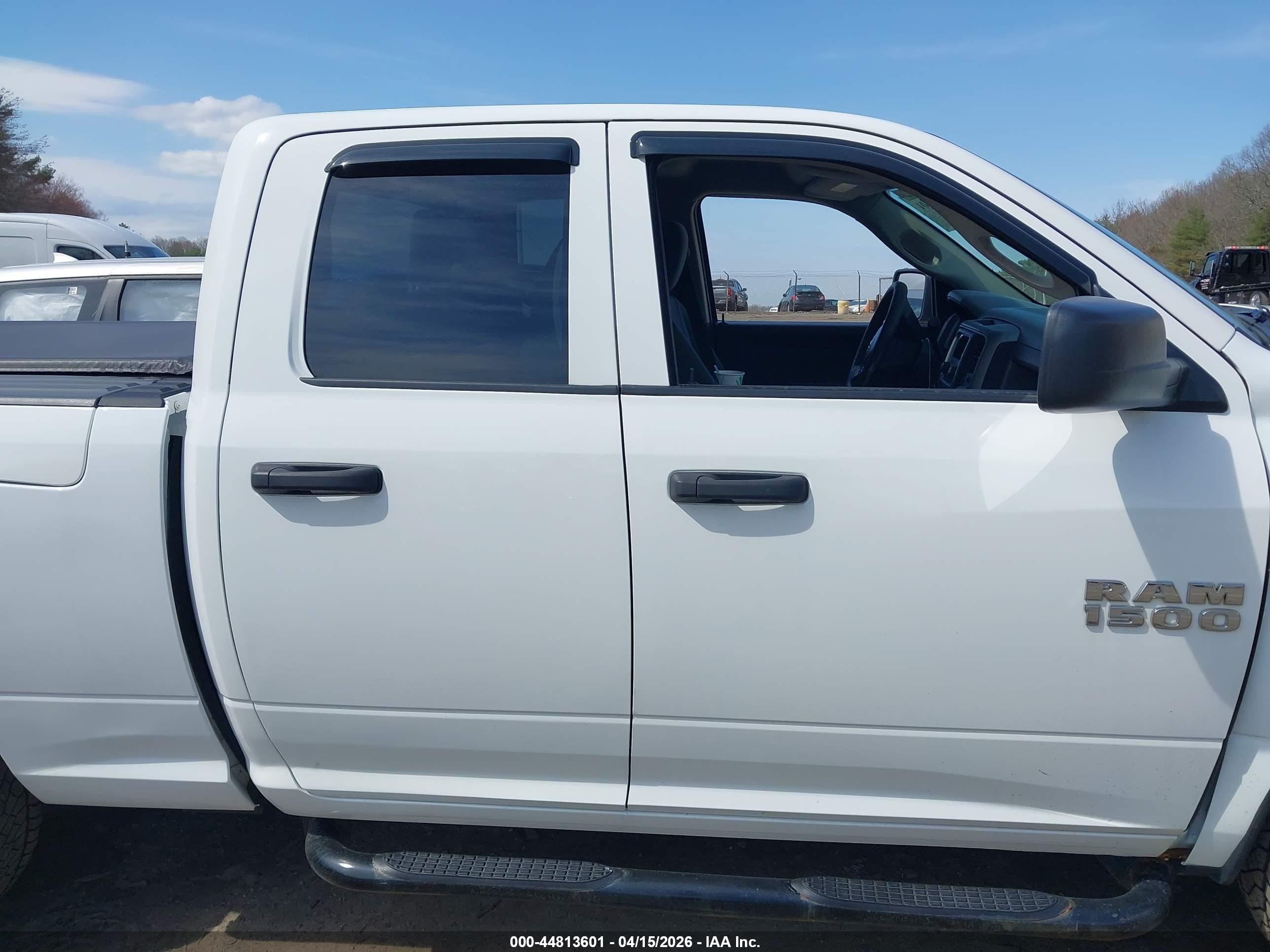 2013 Ram 1500 Tradesman White vin: 1C6RR7FT4DS713850