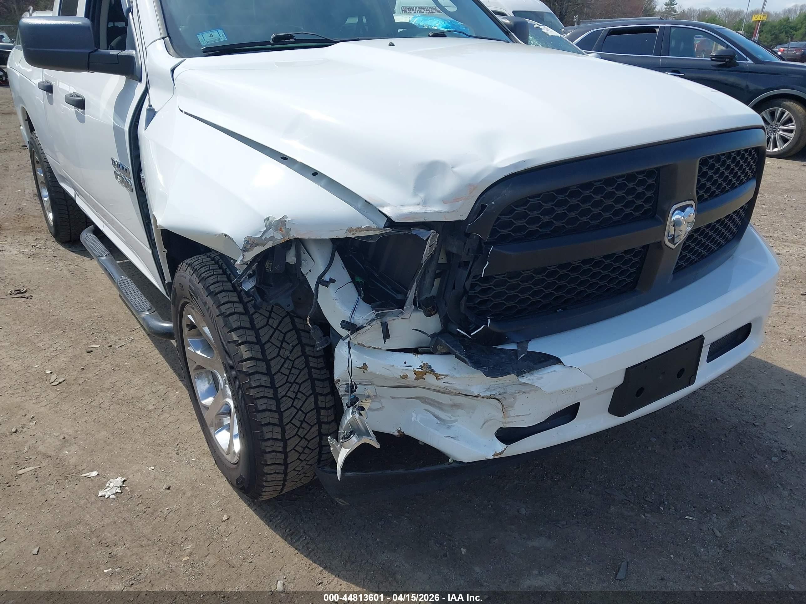 2013 Ram 1500 Tradesman White vin: 1C6RR7FT4DS713850