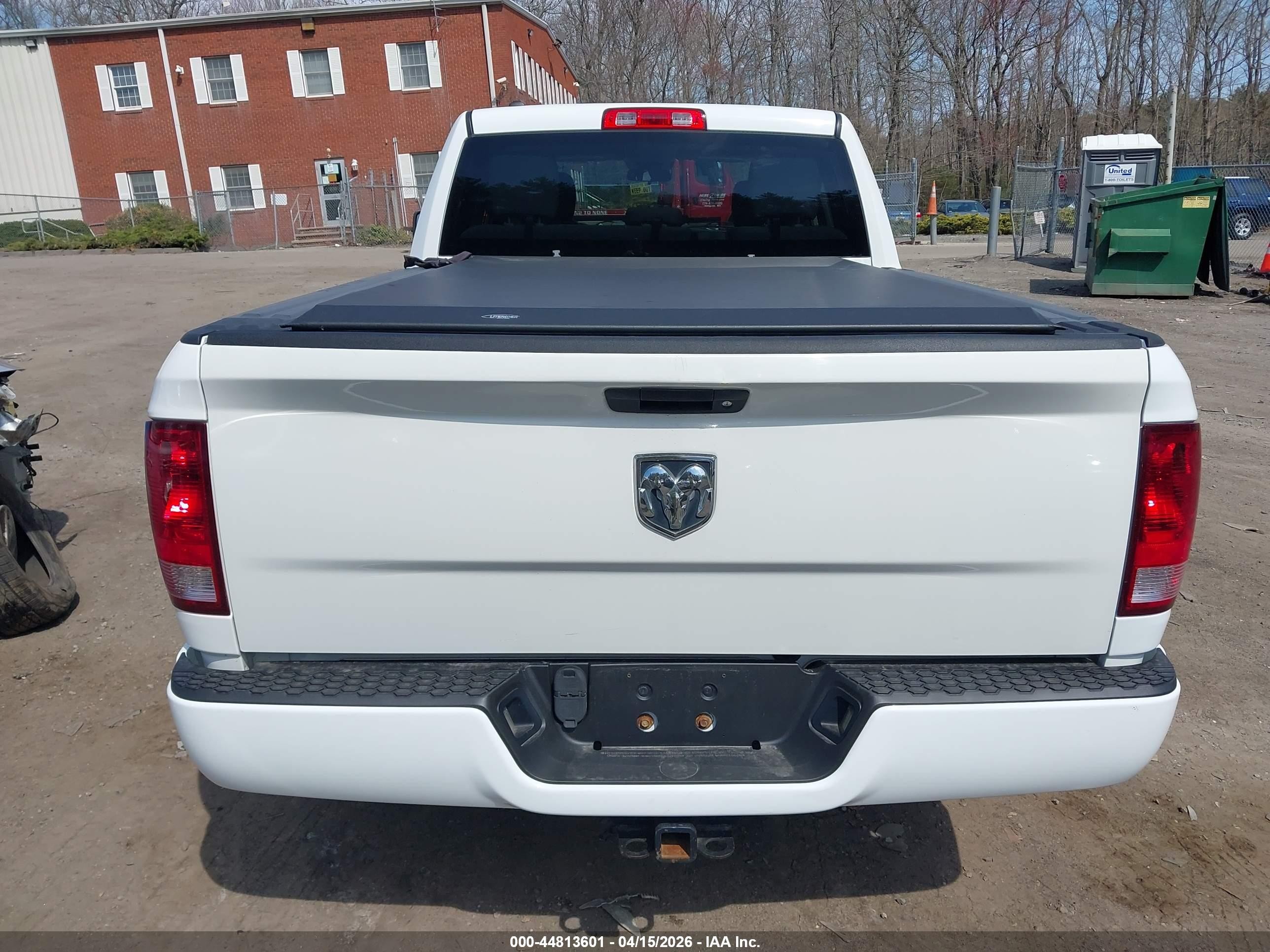 2013 Ram 1500 Tradesman White vin: 1C6RR7FT4DS713850