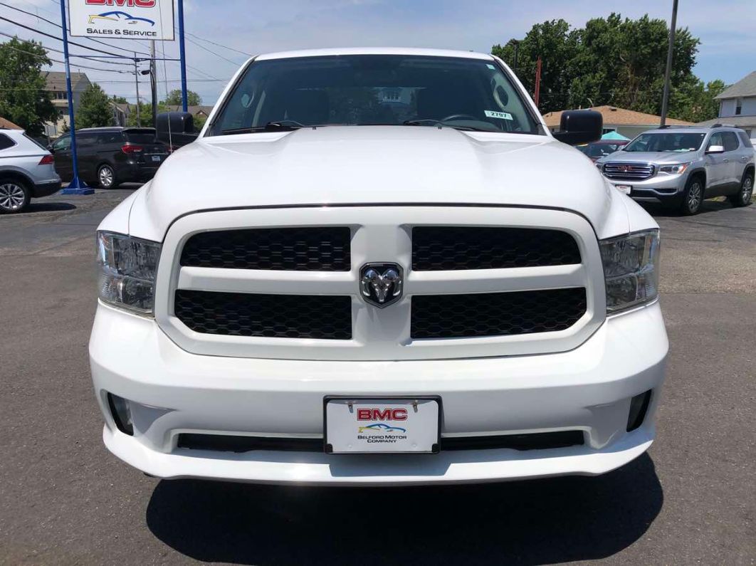 2014 Ram 1500 Express White vin: 1C6RR7FT4ES338589