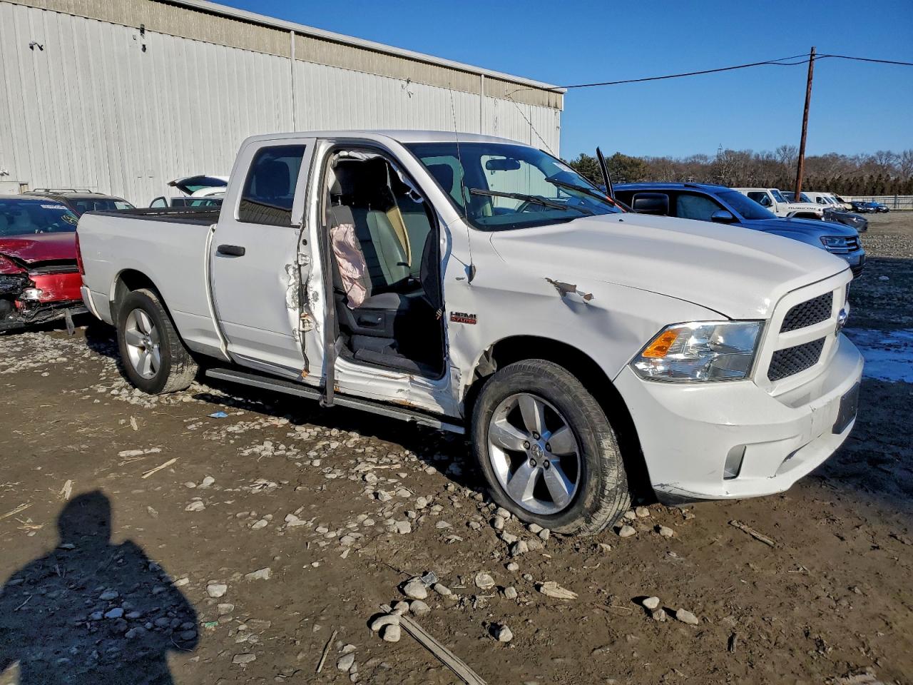 2014 Ram 1500 St White vin: 1C6RR7FT4ES338589