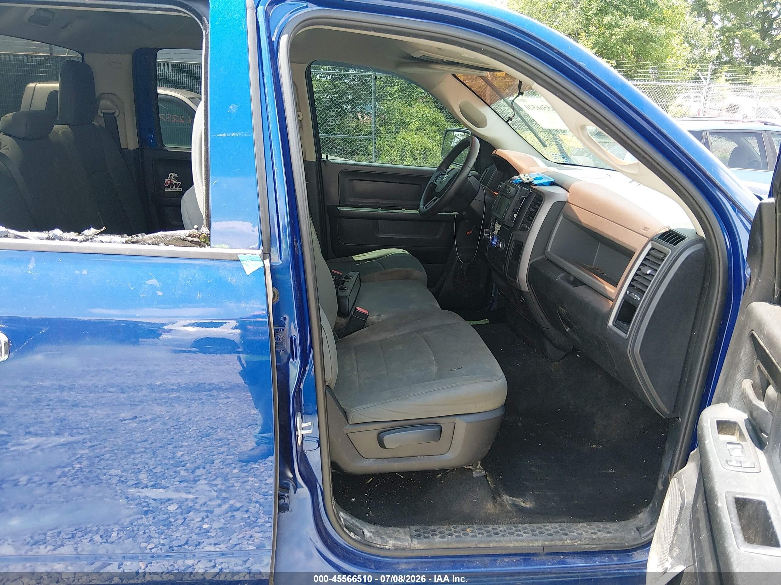 2014 Ram 1500 Express Blue vin: 1C6RR7FT4ES394984