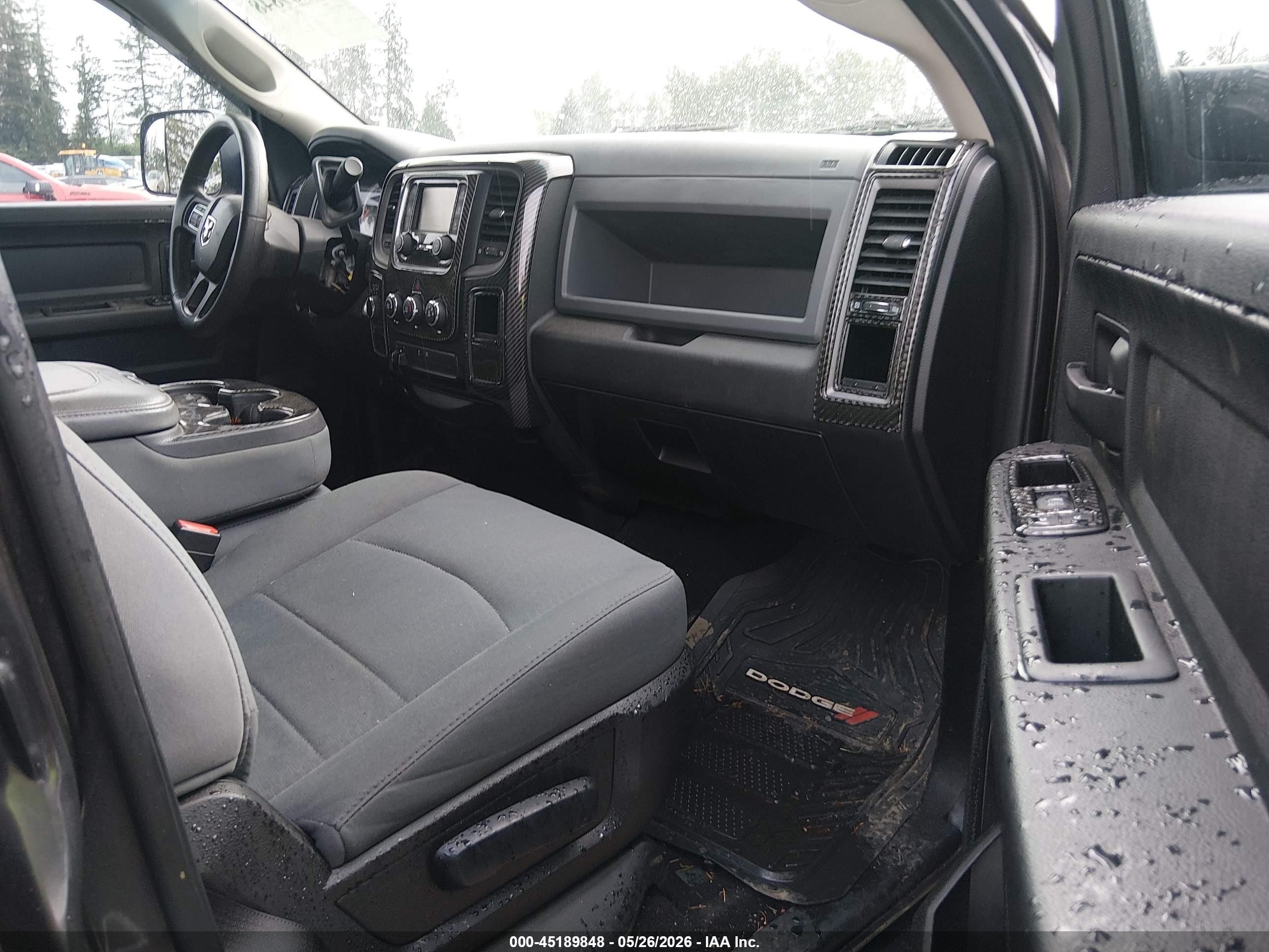 2015 Ram 1500 Tradesman Gray vin: 1C6RR7FT4FS538079