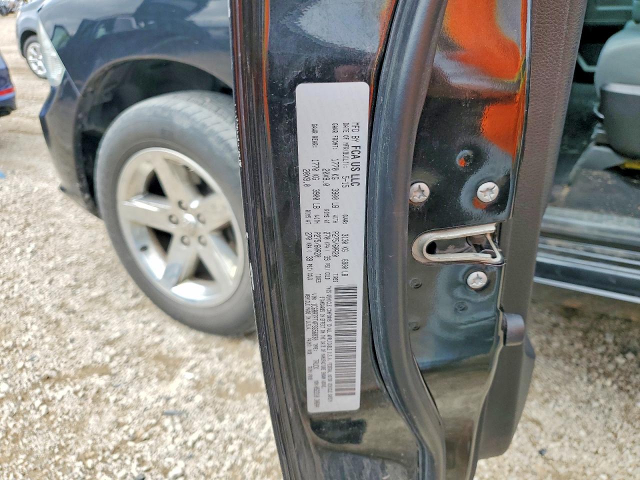 2015 Ram 1500 St Black vin: 1C6RR7FT4FS656830