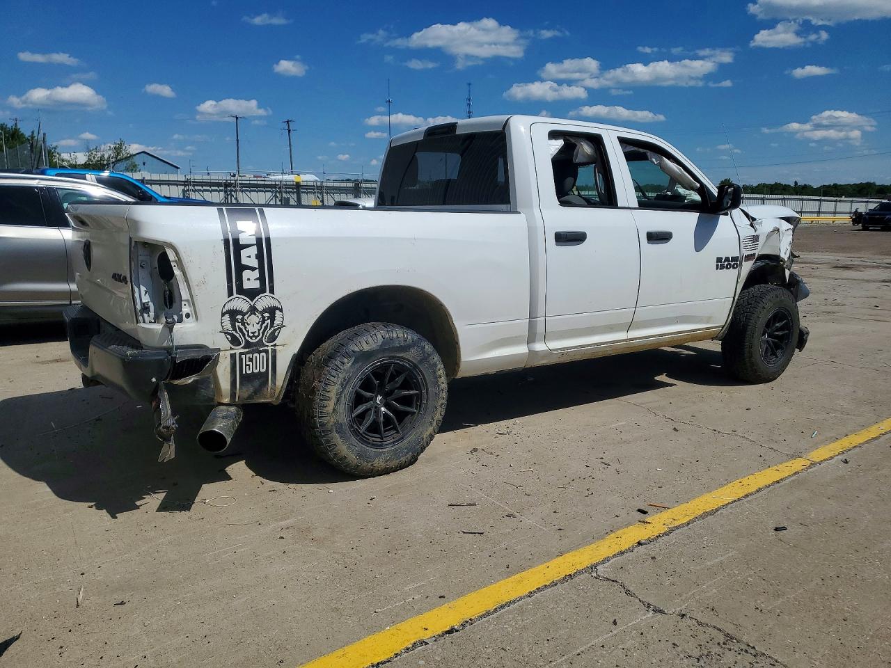 2015 Ram 1500 St White vin: 1C6RR7FT4FS763764