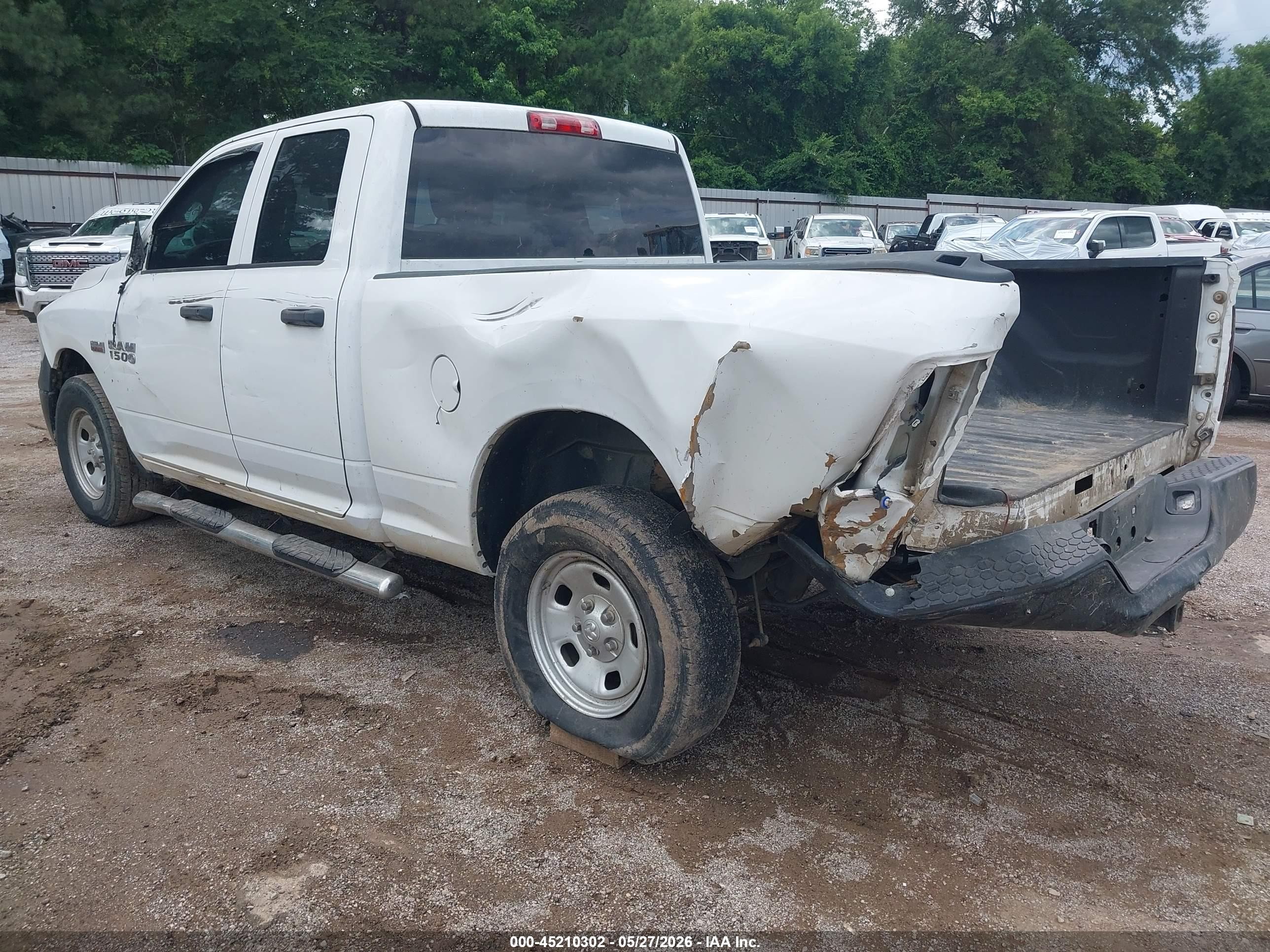 2016 Ram 1500 White vin: 1C6RR7FT4GS337221