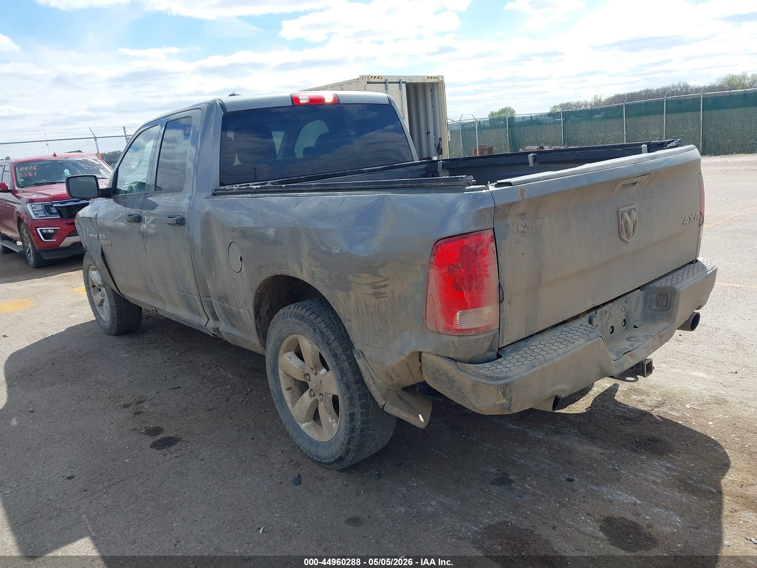 2013 Ram 1500 Express Gray vin: 1C6RR7FT5DS575512