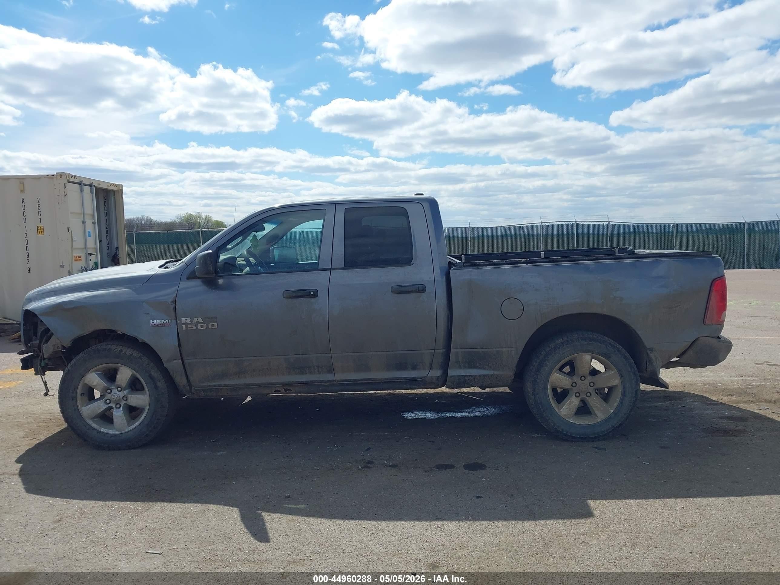 2013 Ram 1500 Express Gray vin: 1C6RR7FT5DS575512