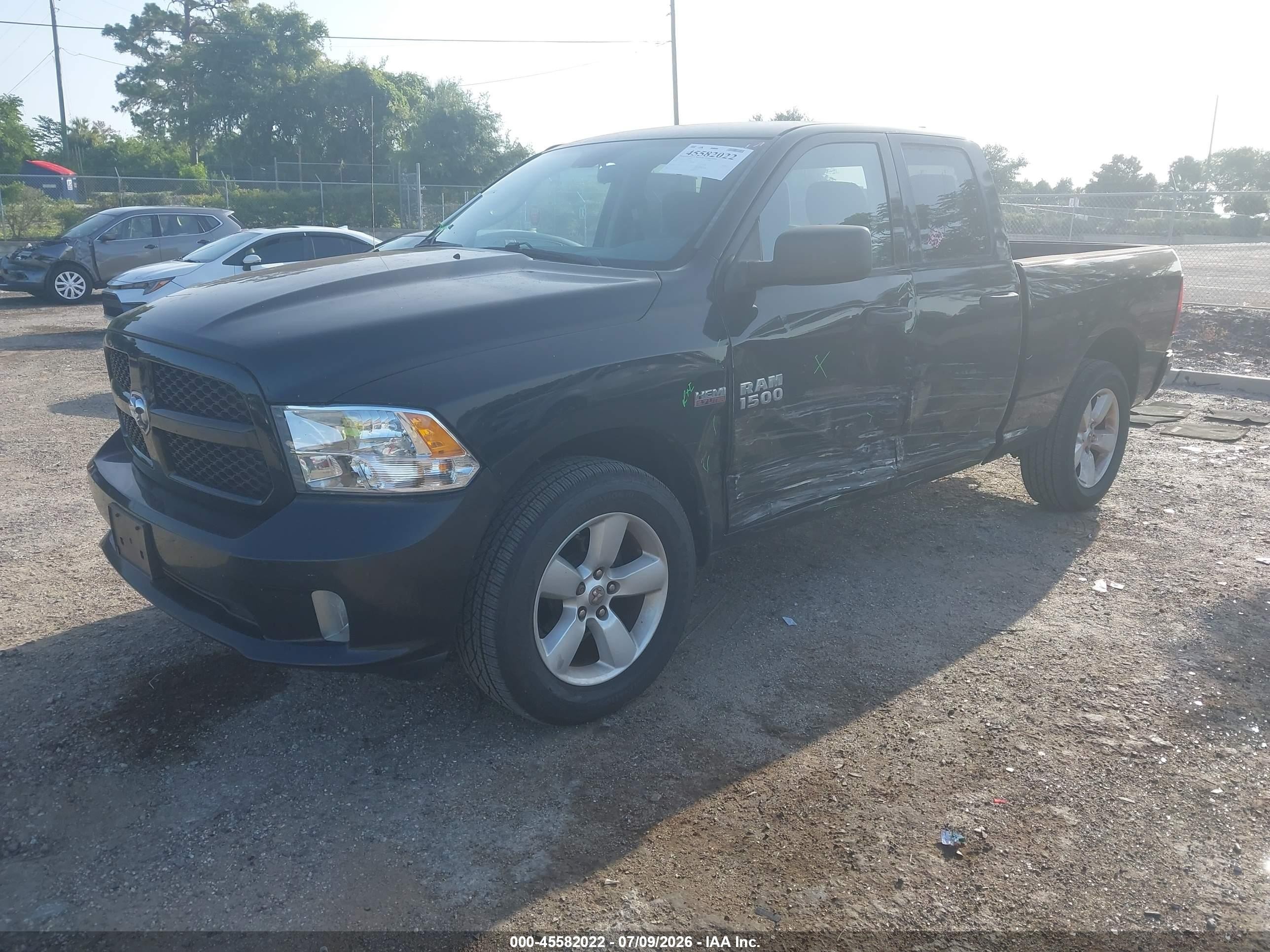2013 Ram 1500 Express Black vin: 1C6RR7FT5DS593086