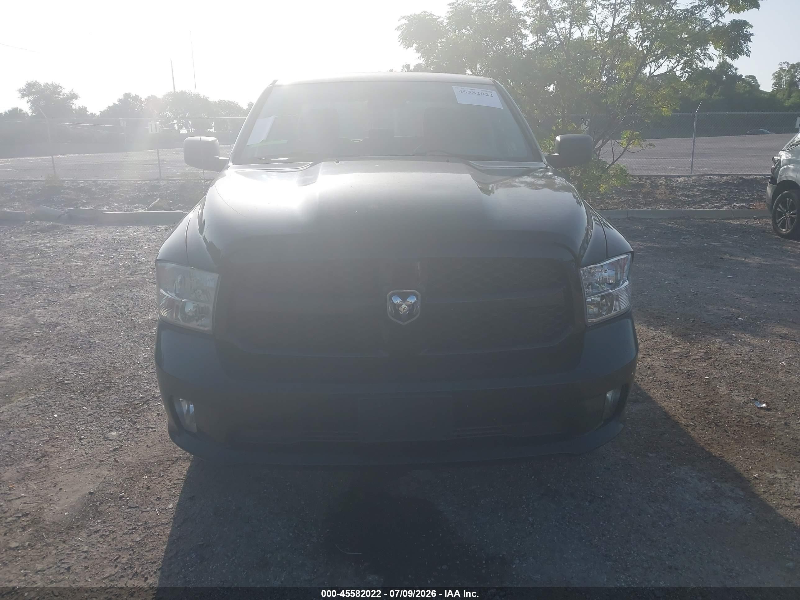 2013 Ram 1500 Express Black vin: 1C6RR7FT5DS593086