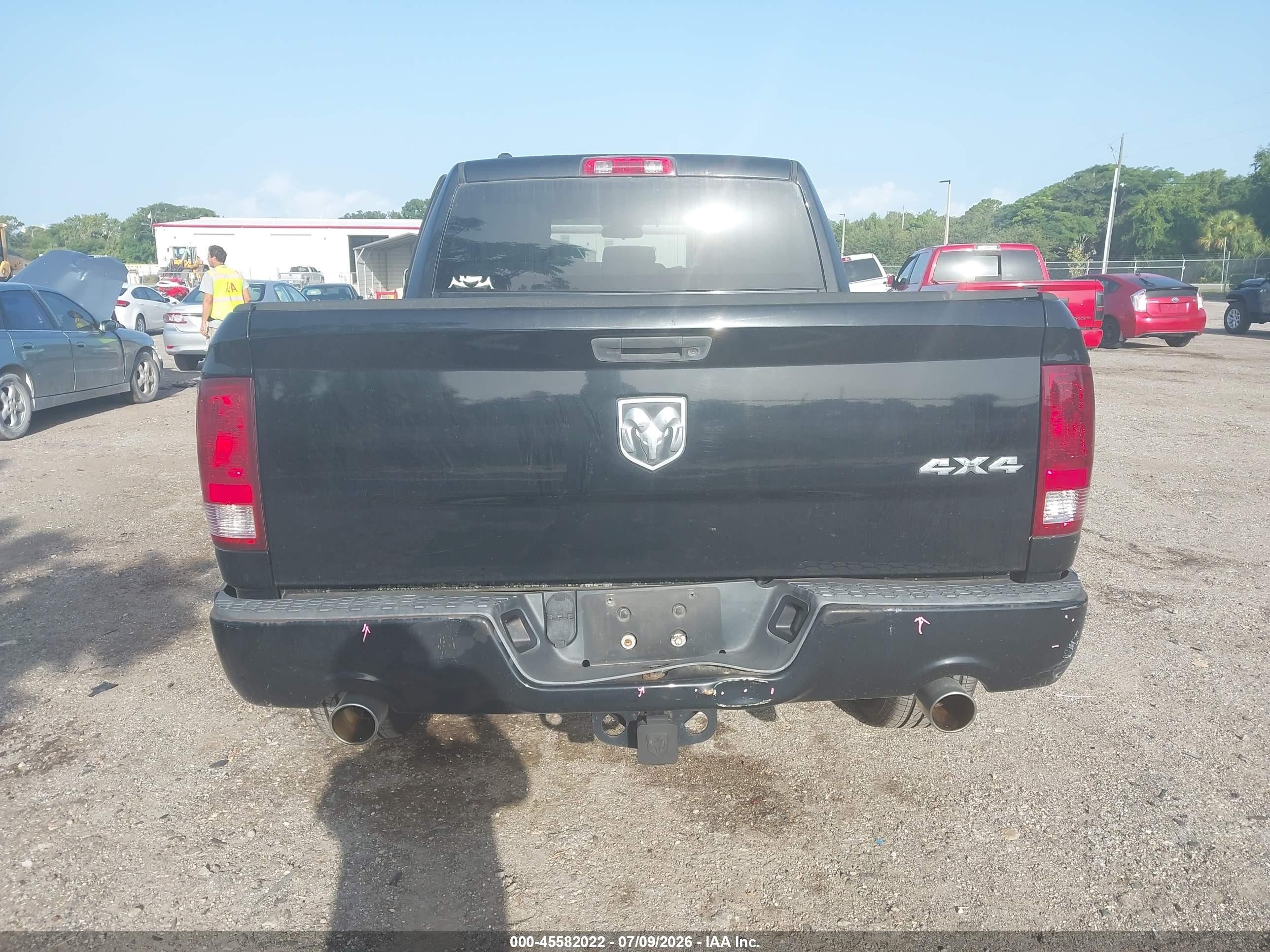 2013 Ram 1500 Express Black vin: 1C6RR7FT5DS593086