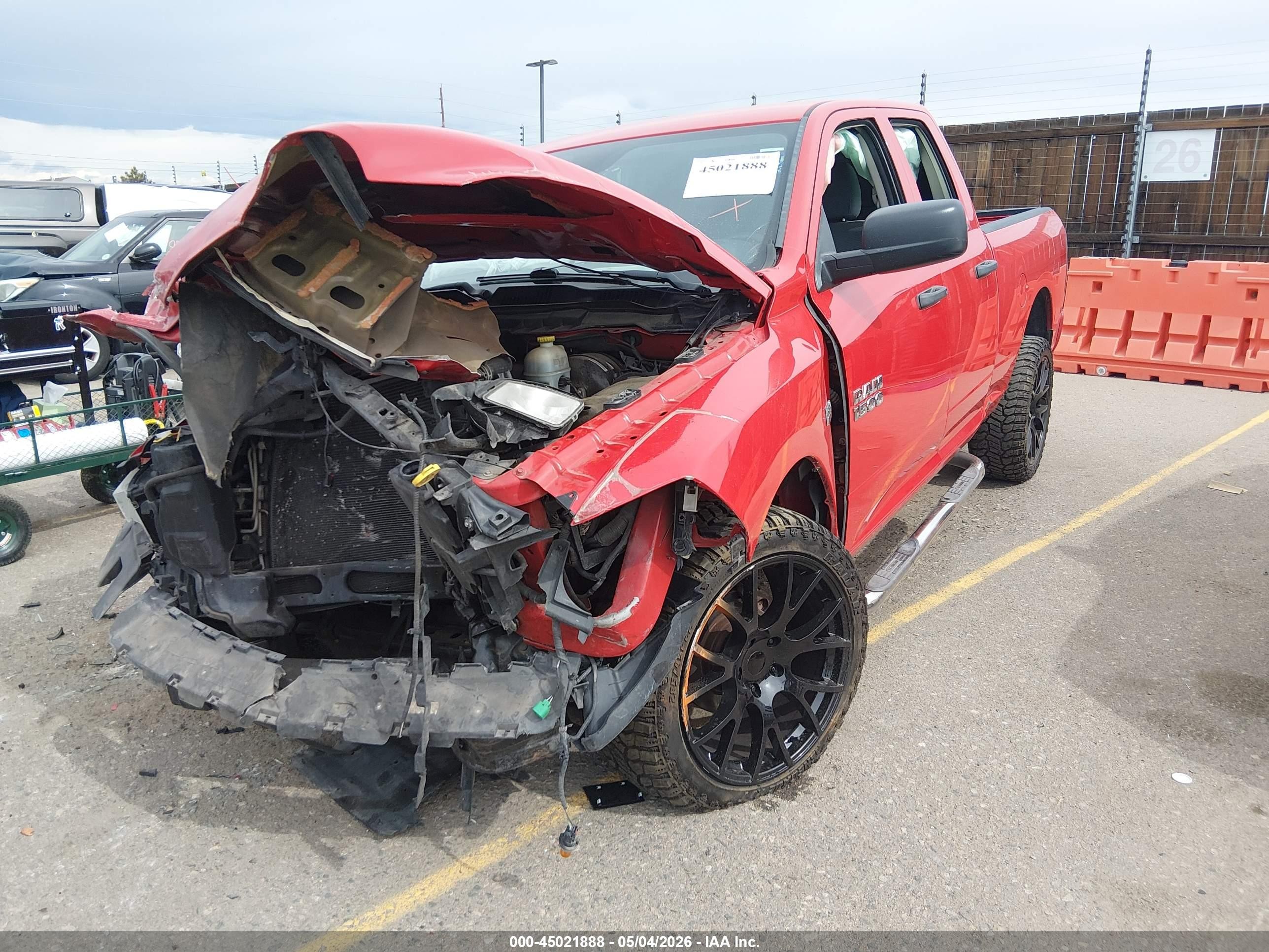 2013 Ram 1500 Express Red vin: 1C6RR7FT5DS683161