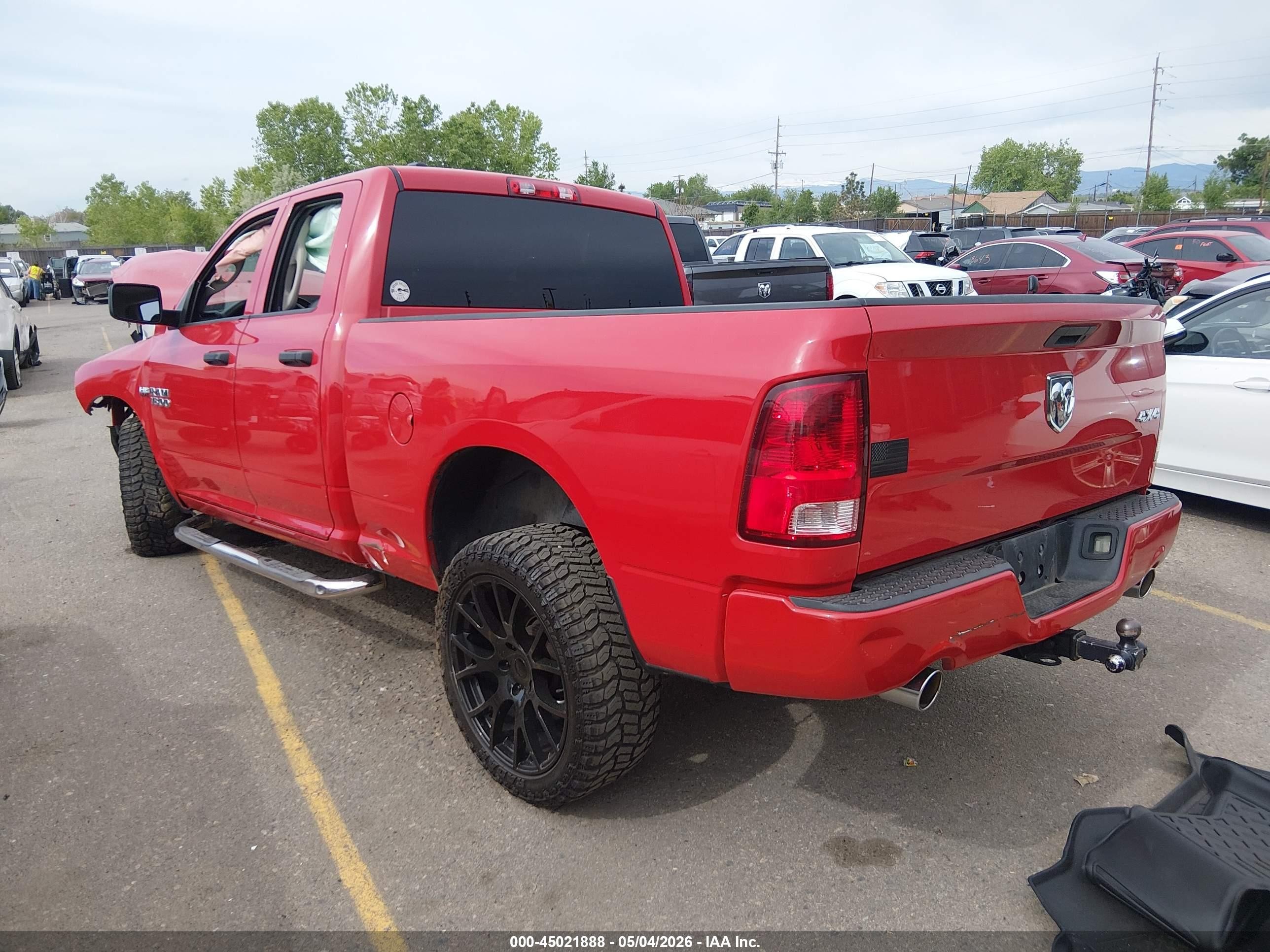 2013 Ram 1500 Express Red vin: 1C6RR7FT5DS683161