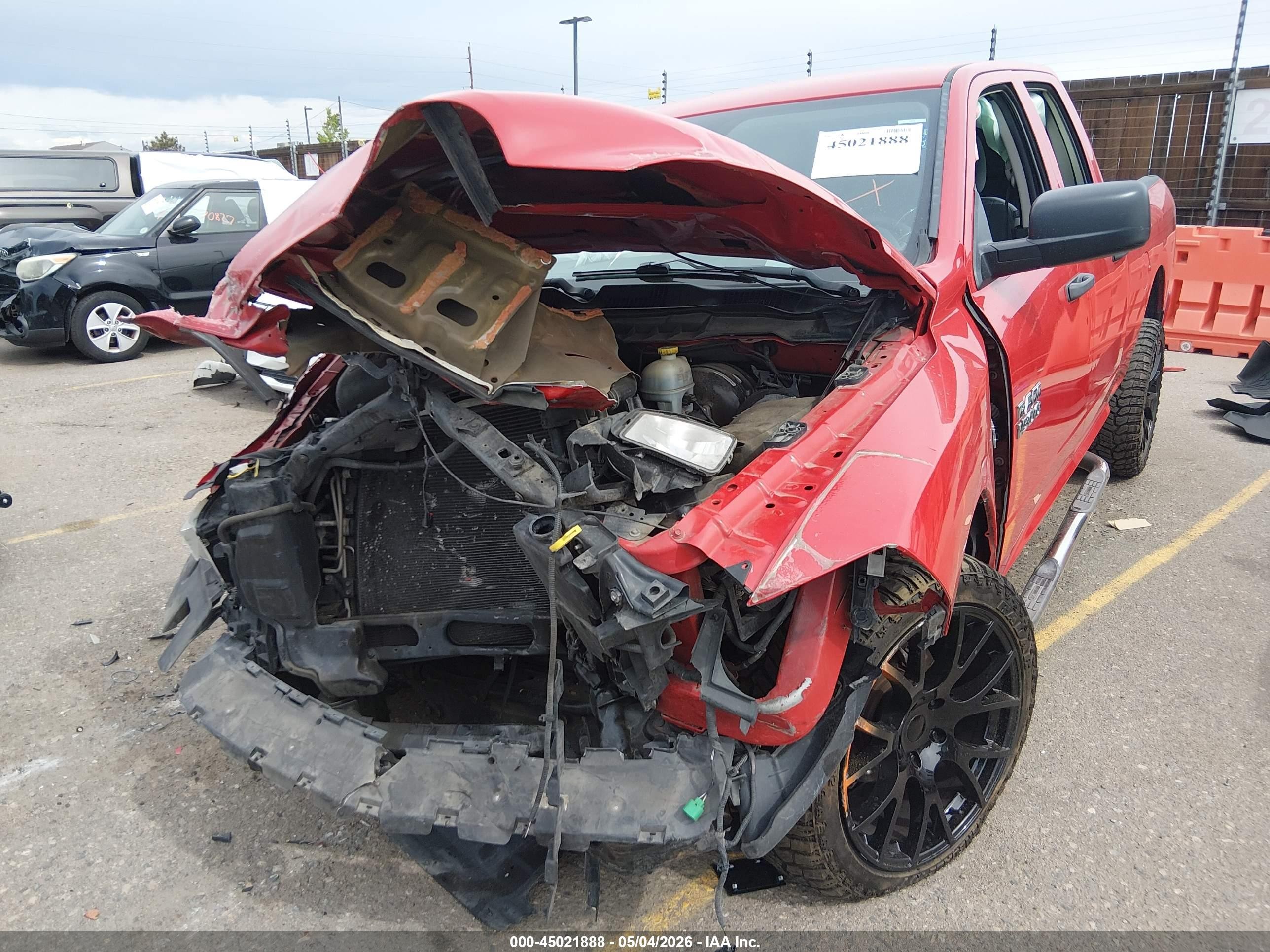 2013 Ram 1500 Express Red vin: 1C6RR7FT5DS683161